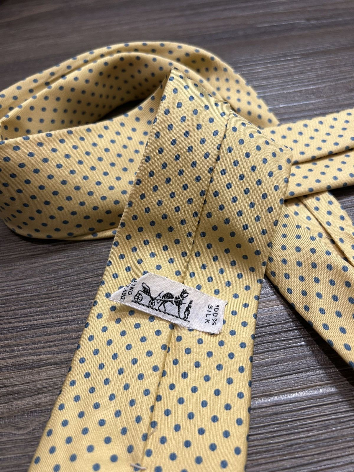 Hermes HERMÈS Paris polka dot silk tie Size ONE SIZE - 3 Thumbnail
