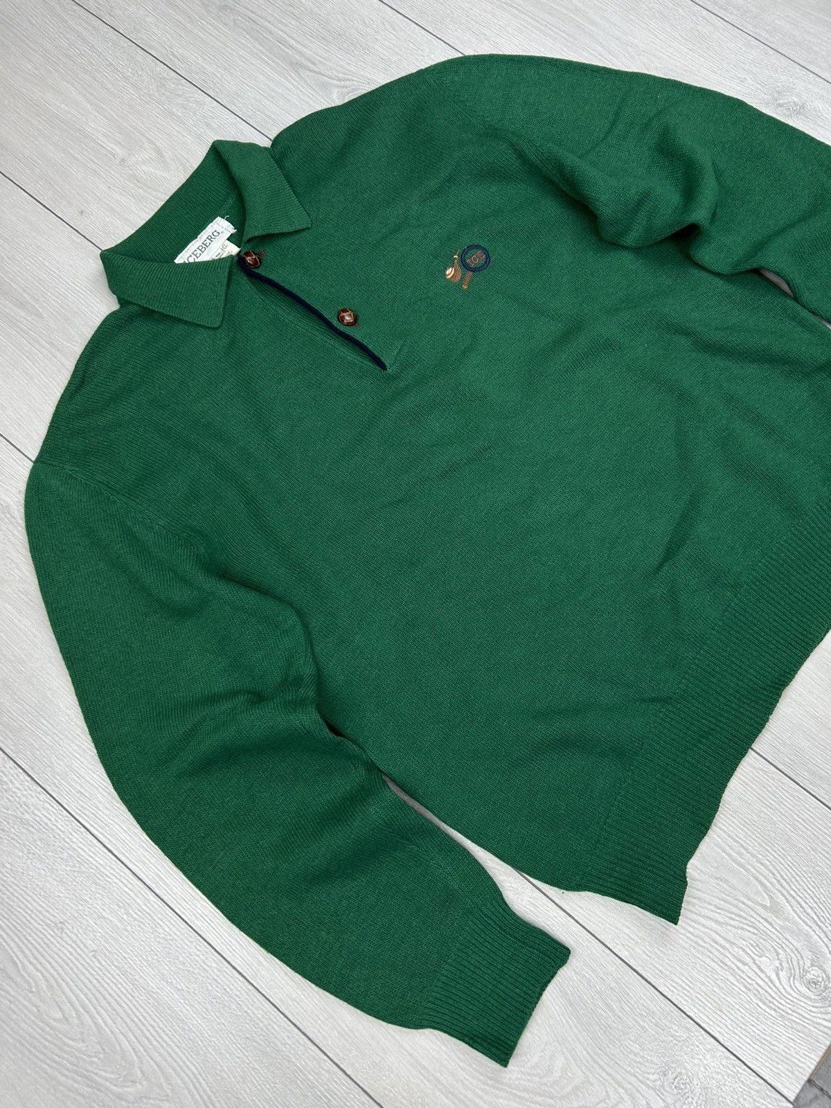 Iceberg × Vintage Iceberg Vintage Wool Sweater size XL Size US XL / EU 56 / 4 - 3 Thumbnail