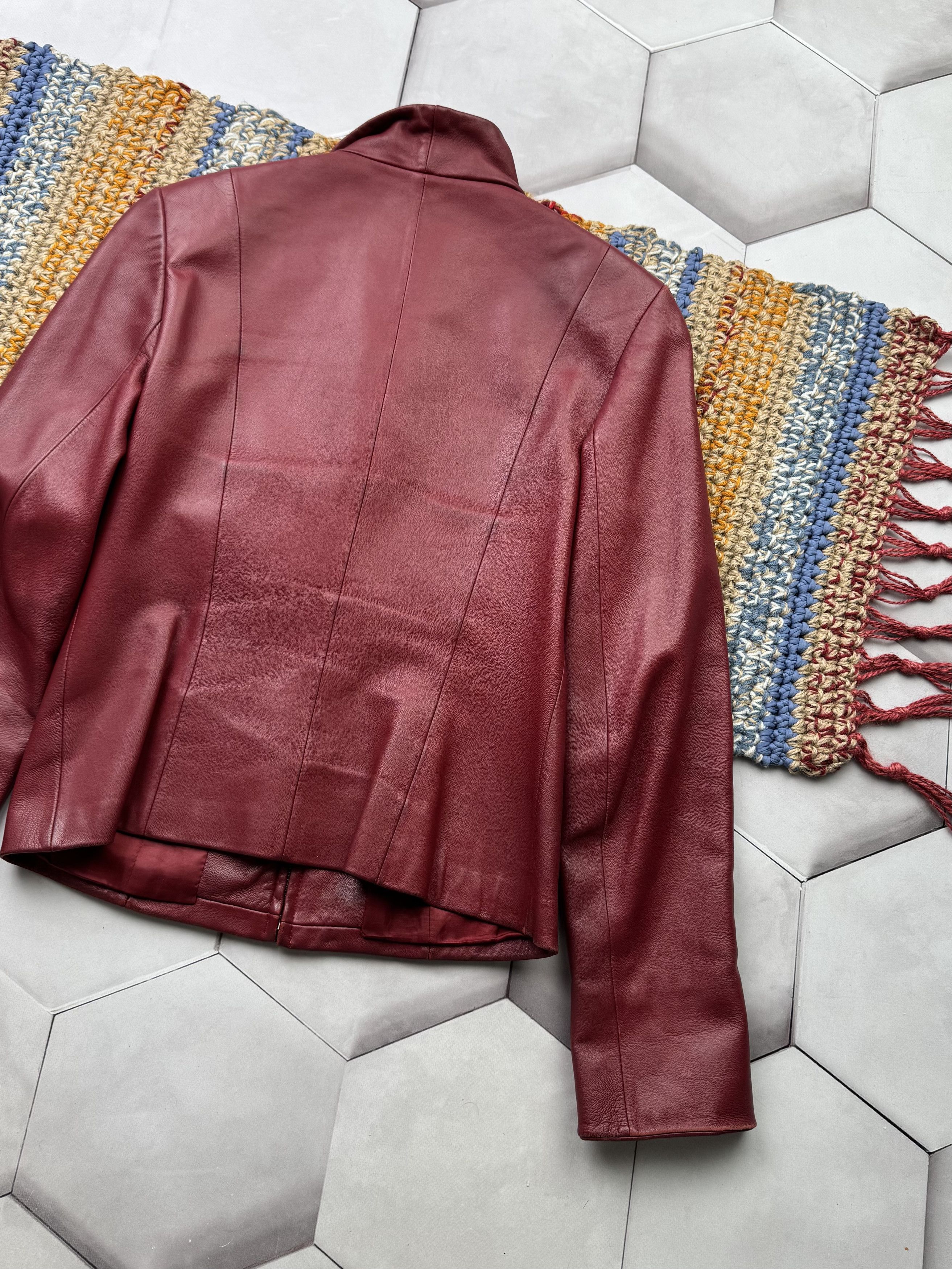 Vintage Vintage Cropped Leather Jacket Size S / US 4 / IT 40 - 15 Thumbnail