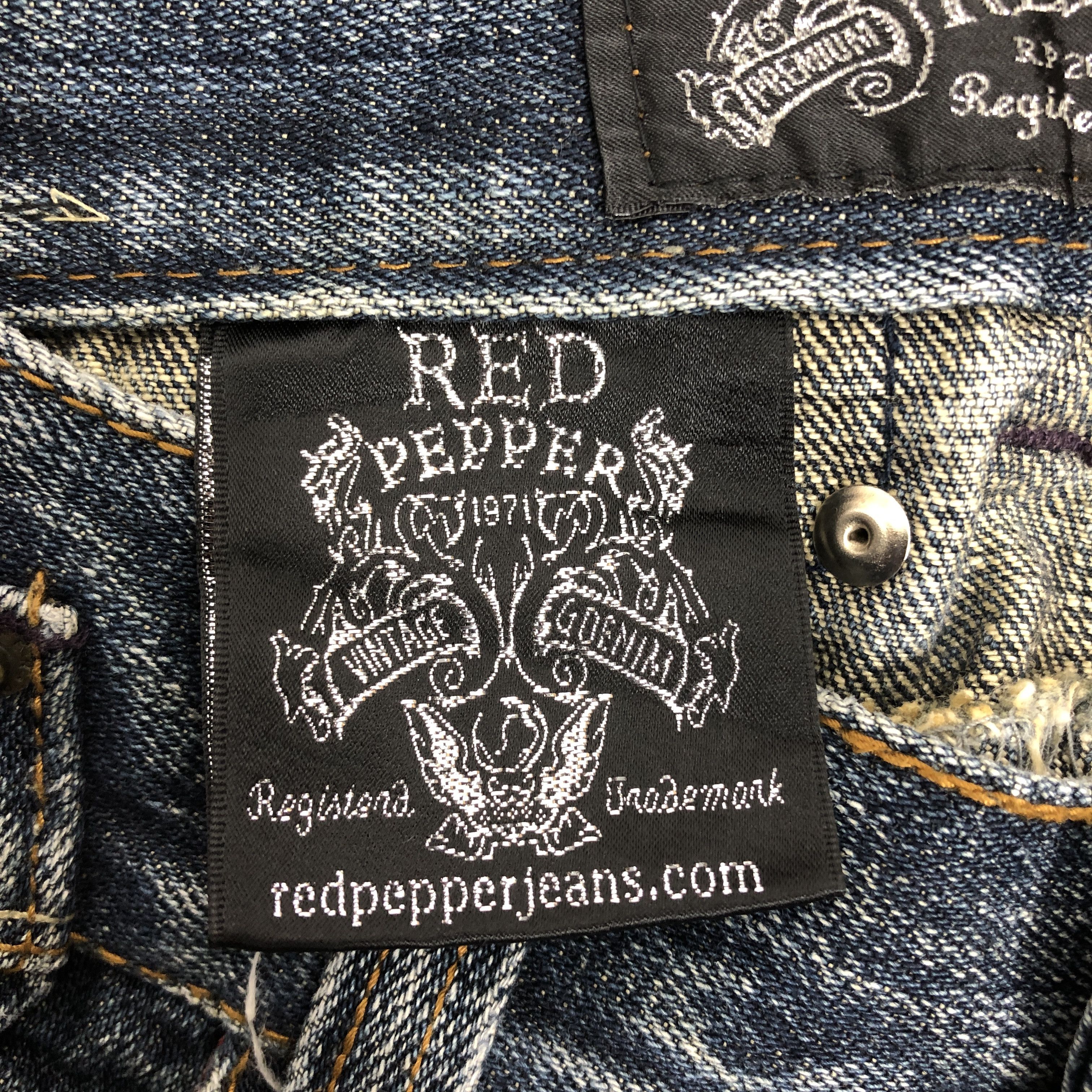 Japanese Brand × Vintage Red Pepper Jeans 32 x 32 L1311 Size 32" / US 10 / IT 46 - 7 Thumbnail