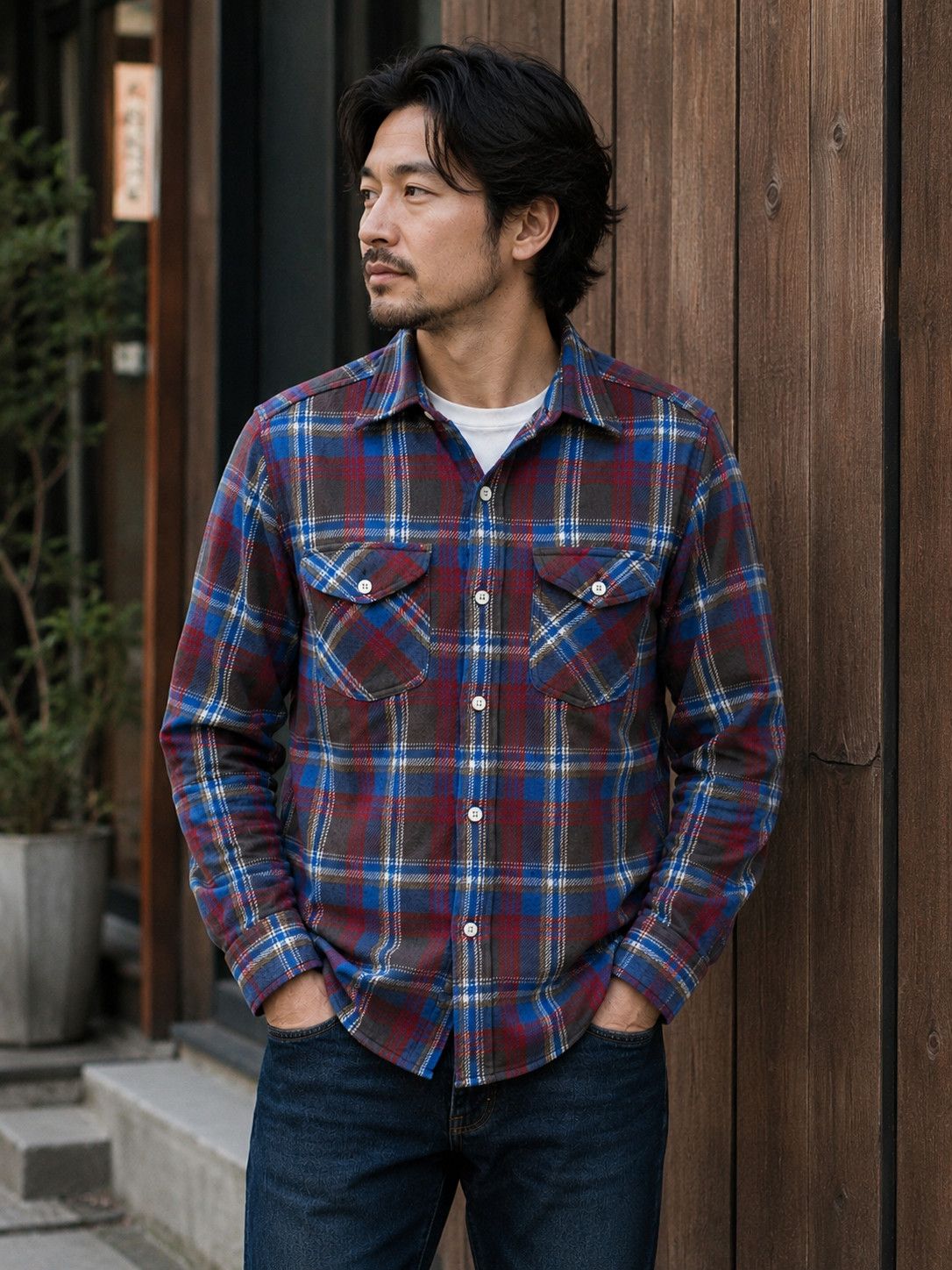 Lee Vintage Lee Flannel Double Pocket Shirt Size US M / EU 48-50 / 2 - 2 Thumbnail