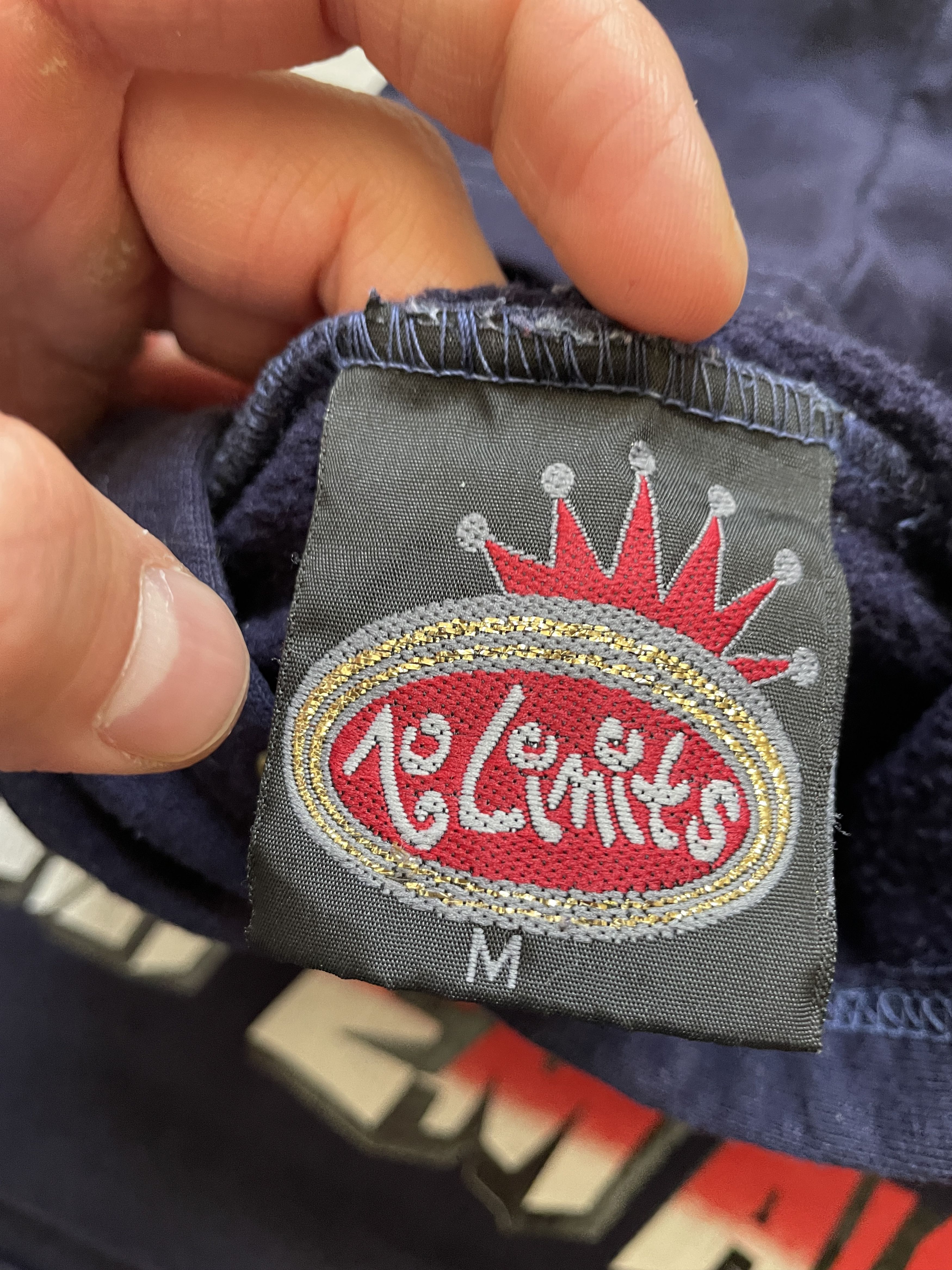 Vintage VINTAGE NO LIMITS HIT EM ALL SKATE RAP NAVY BAGGY HOODIE Size US M / EU 48-50 / 2 - 4 Thumbnail