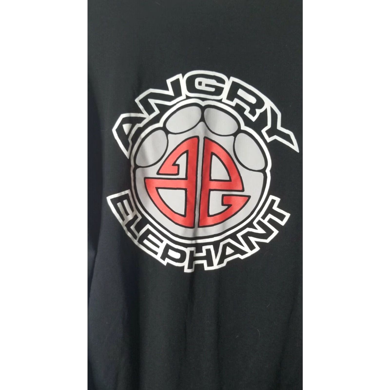 Gildan VINTAGE Angry Elephant T-Shirt Mens XL Black Double-Sided Retro 1980s Theme Crew Neck Cotton Gildan Mens XL Black Double-Sided Retro Elephant Shirt Size US XL / EU 56 / 4 - 4 Thumbnail