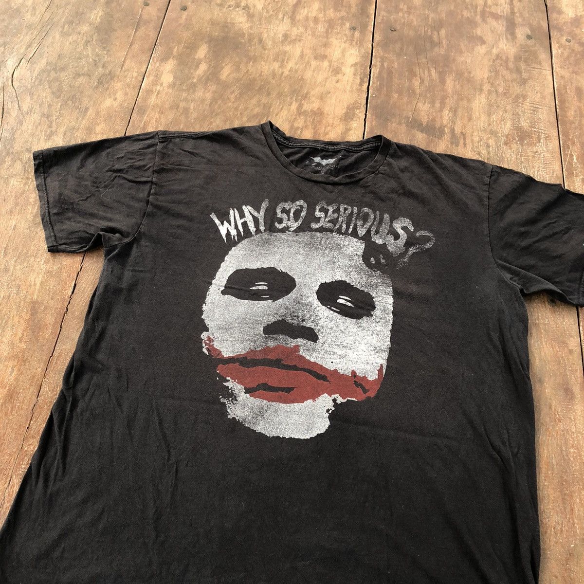 Vintage Vintage Joker Heath Ledger Movies T Shirt Size US XL / EU 56 / 4 - 2 Thumbnail