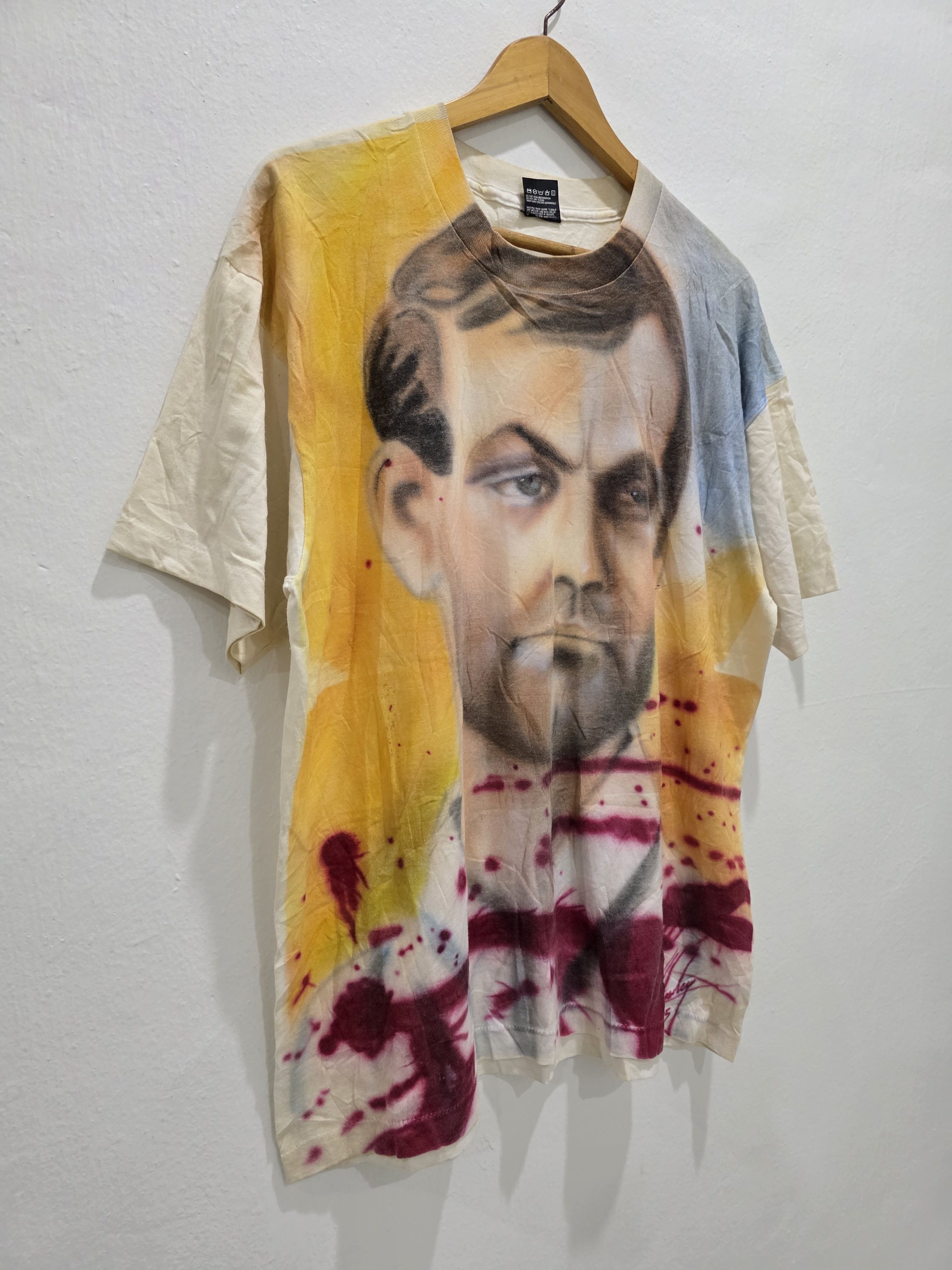 Vintage Rare!! Vintage 90s Jeffrey Dahmer Serial Killer Tshirt Size US XL / EU 56 / 4 - 3 Thumbnail