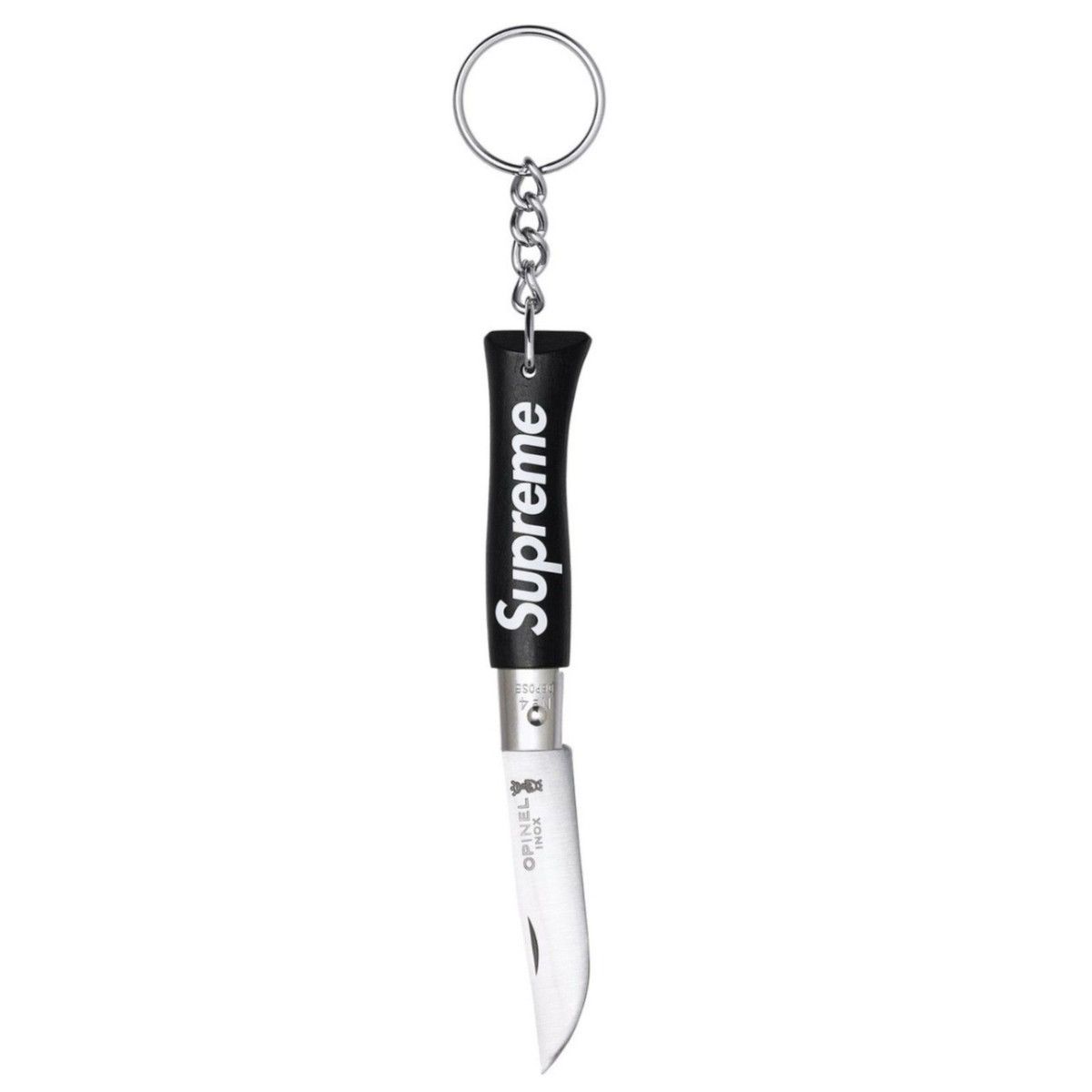 Supreme Supreme®/ Opinel™ Knife Keychain in Black Size ONE SIZE - 1 Thumbnail