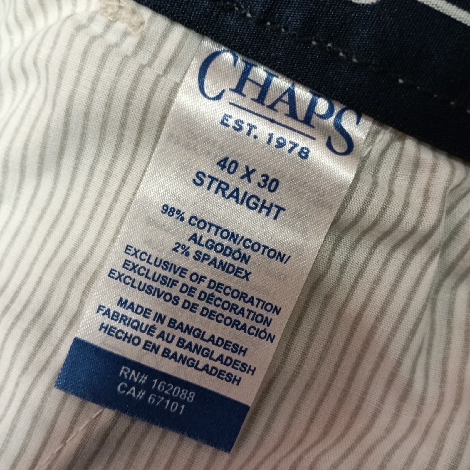 Chaps Chaps Straight Fit Chino Pants Men's Size 40x30 Beige Size US 40 / EU 56 - 5 Thumbnail