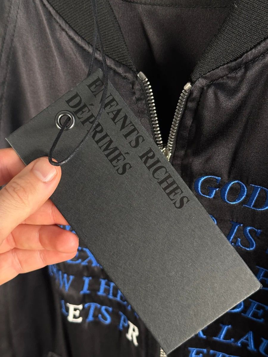 Enfants Riches Deprimes 🚭ERD GRAIL🚭BNWT ICONIC "GERMS" SILK BOMBER JACKET Size US XL / EU 56 / 4 - 3 Thumbnail