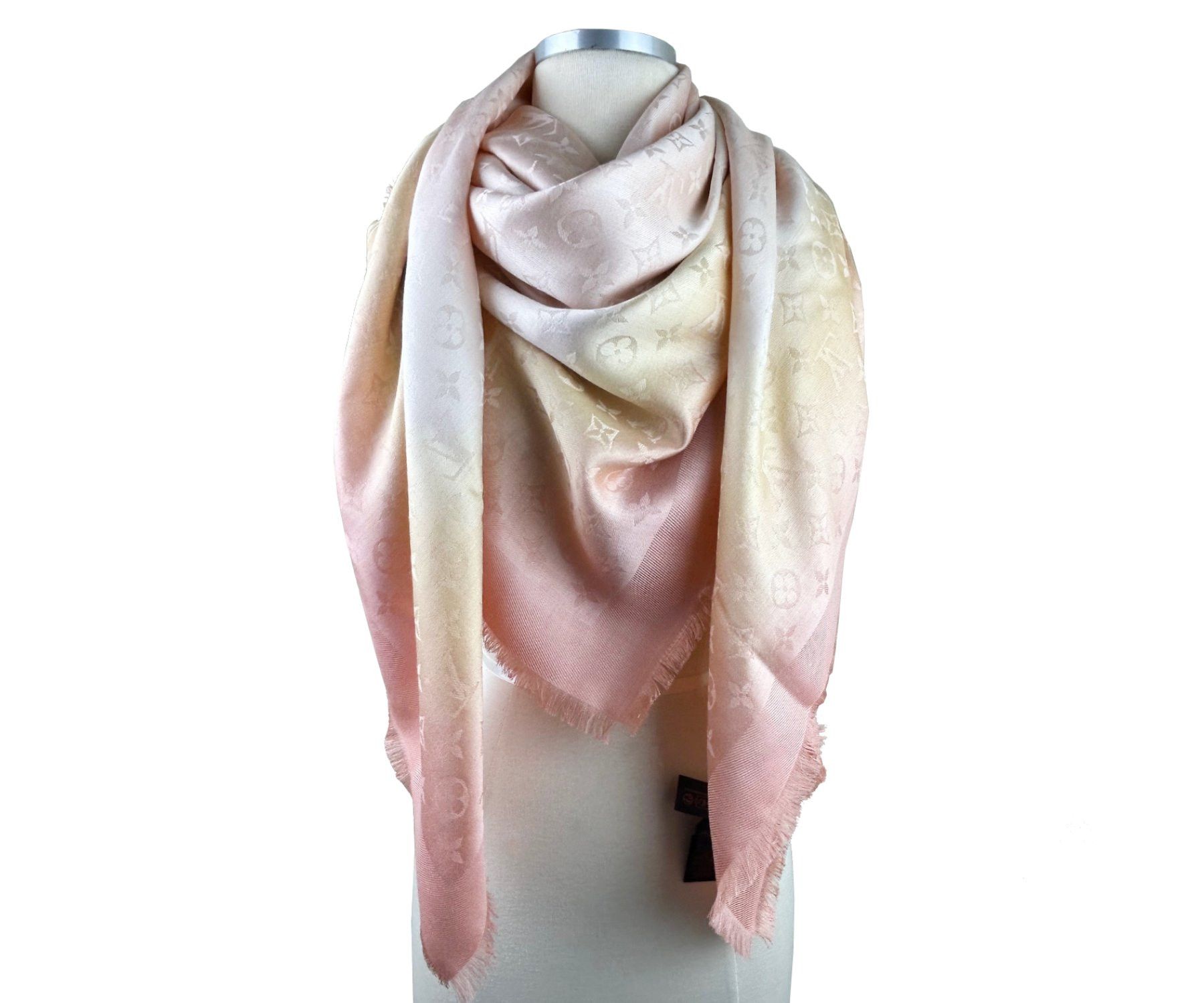 Louis Vuitton Louis Vuitton New Sold out Ombre Brush Jaune Chale Shawl Size ONE SIZE - 3 Thumbnail