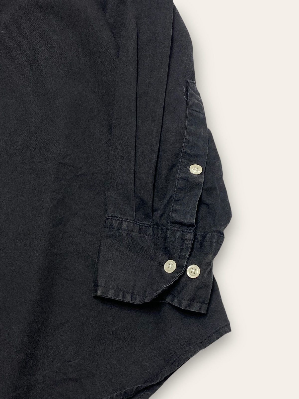 Polo Ralph Lauren Vintage POLO RALPH LAUREN Black Slightly Faded Button Up Size US M / EU 48-50 / 2 - 3 Thumbnail