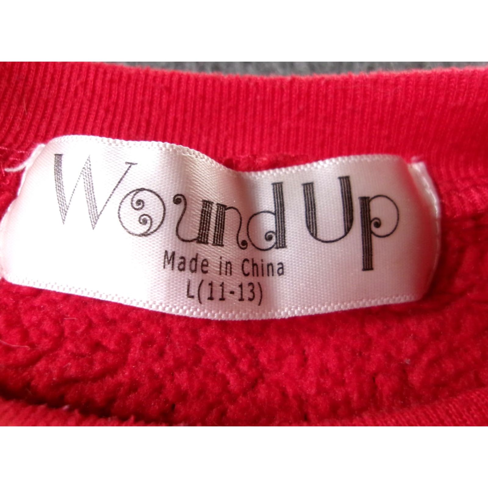 Vintage Wound Up Sweater Womens Large Red Naughty New Nice Christmas Cozy Comfy Lounge Size L / US 10 / IT 46 - 6 Thumbnail