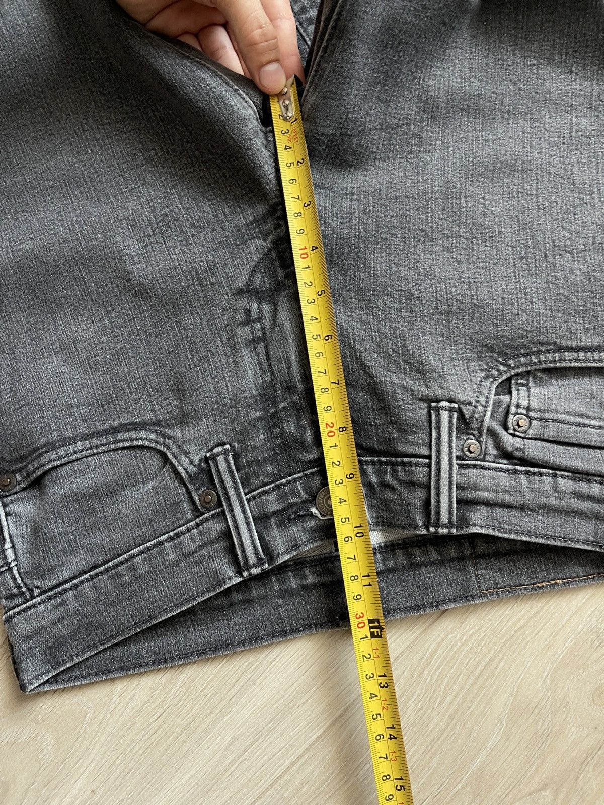 Levi's Levis denim mens jeans gray 29/34 Size US 29 - 9 Thumbnail