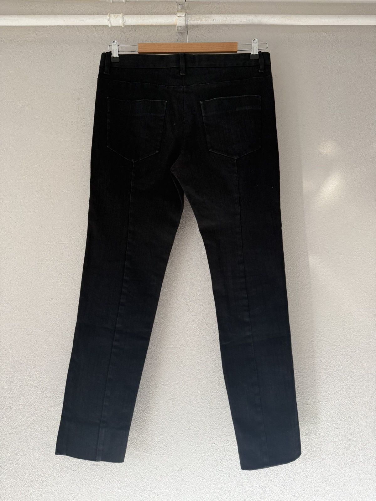 Prada Slim Black Indigo Denim Jeans Size US 32 / EU 48 - 2 Thumbnail
