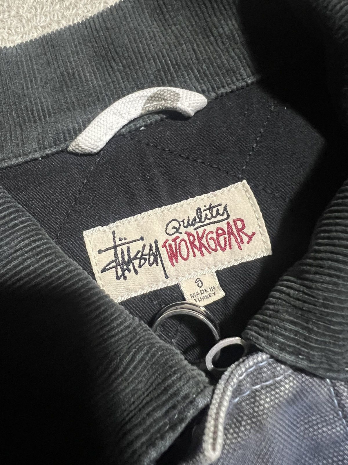 Stussy Stussy jacket camo blue outerwear workwear winter fall Size US S / EU 44-46 / 1 - 5 Thumbnail