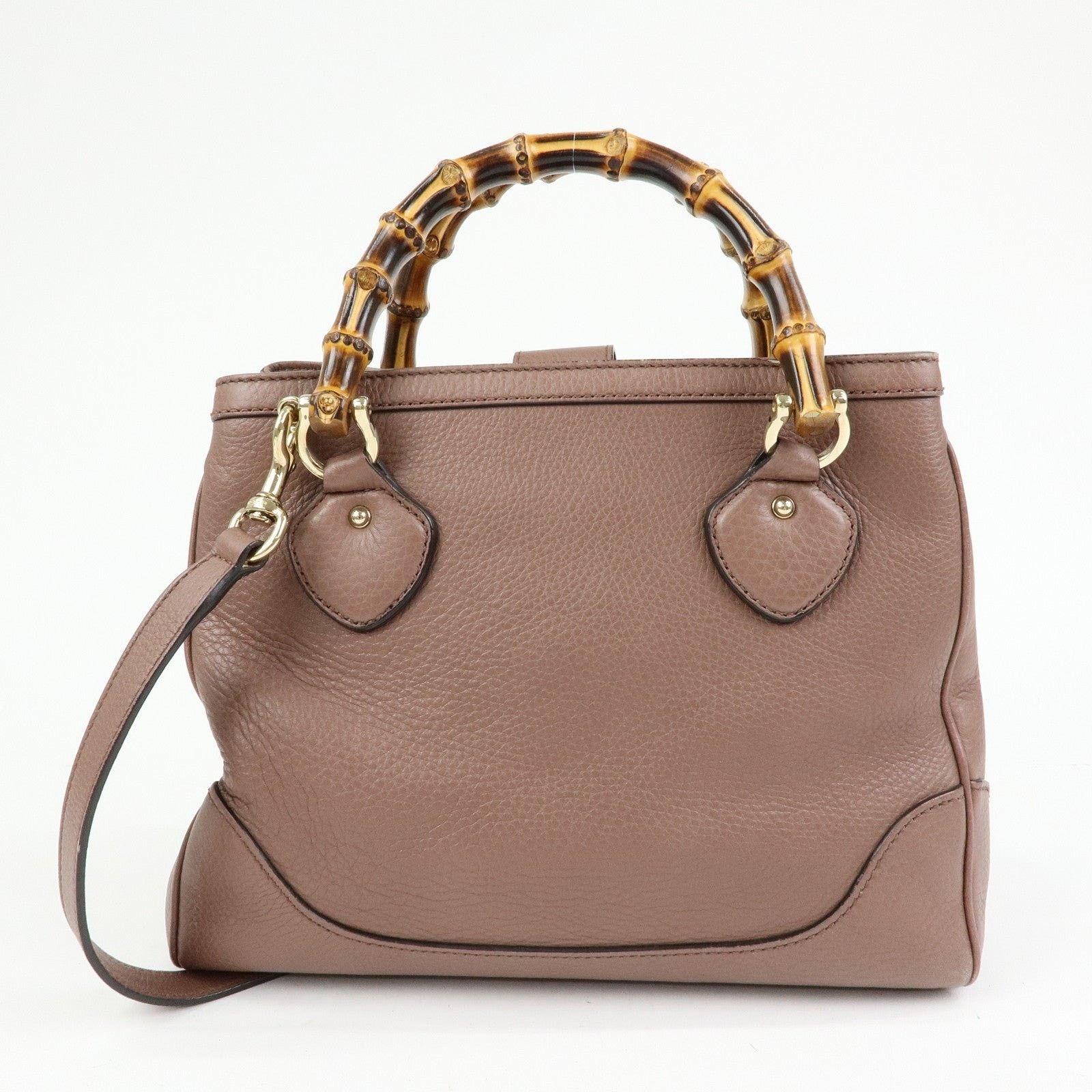 Gucci Gucci Bamboo Diana Leather Shoulder Bag Tan Size ONE SIZE - 2 Thumbnail