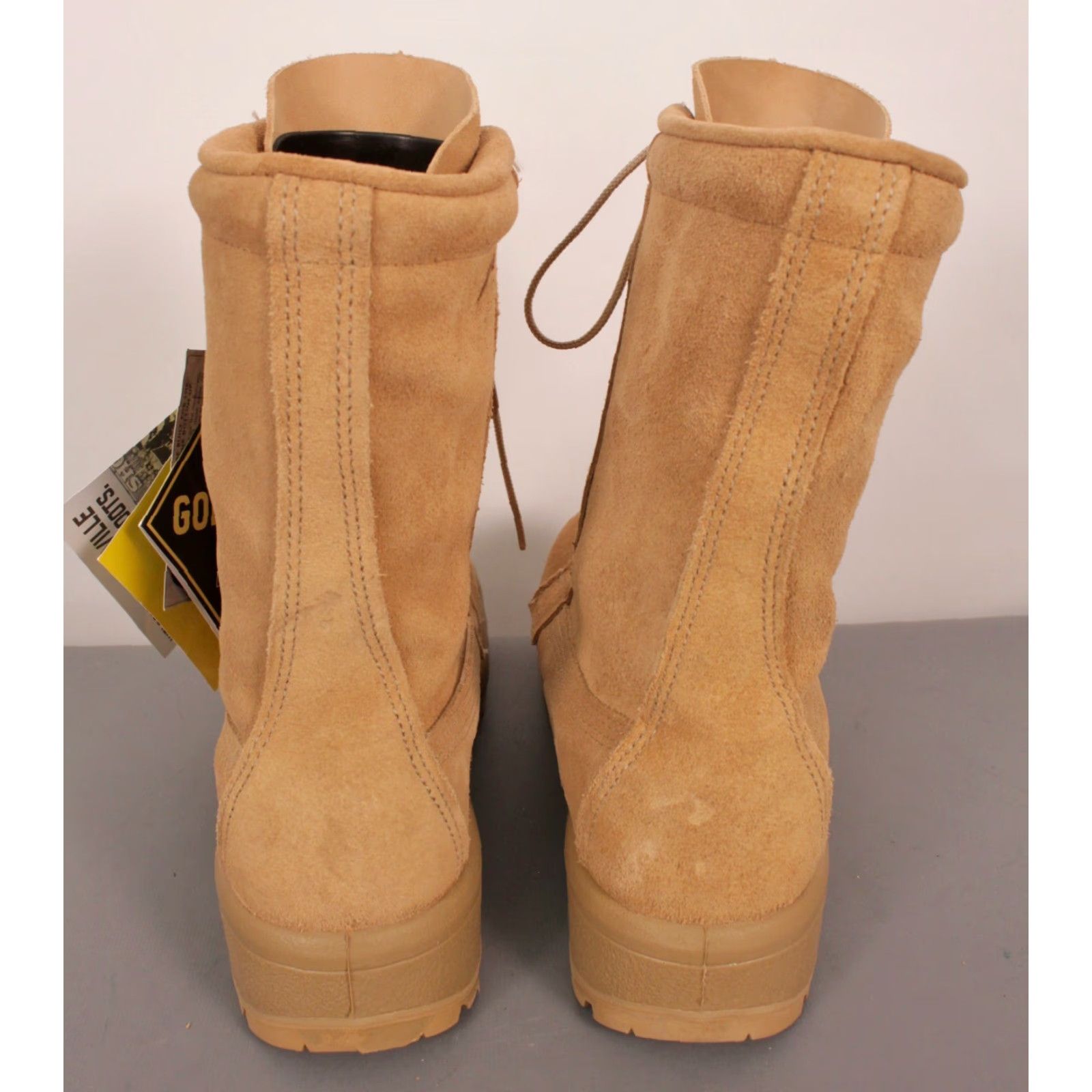 Vintage VINTAGE US Army Desert Boots MEN'S NOS Beige Suede Combat Boots Goretex Belleville 5 W Army Desert Boots Mens Boots? Size US 5 / EU 37 - 4 Thumbnail
