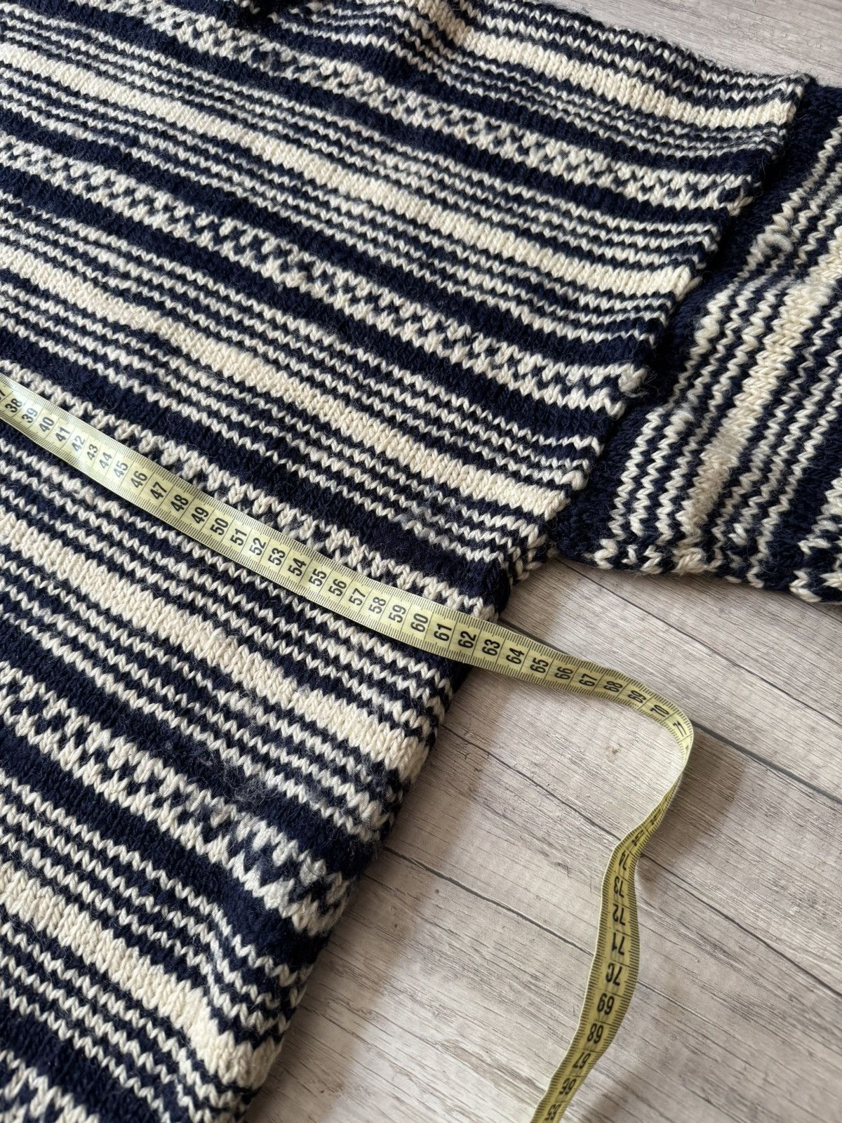 Vintage Vintage Amano Hand Made Rare Knit Sweater Size US L / EU 52-54 / 3 - 5 Thumbnail