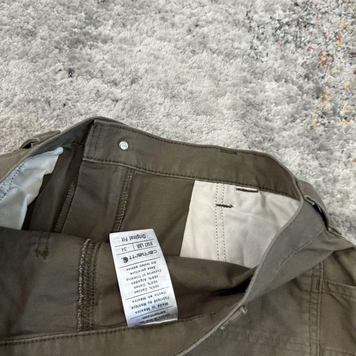 Carhartt × Vintage Essential Vintage y2K Brown Carhartt wide leg carpenter Size US 34 / EU 50 - 4 Thumbnail