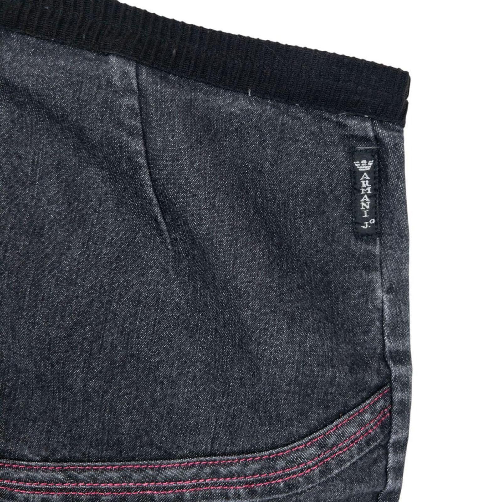 Other Vintage 2000s Armani Jeans Denim Skirt Womens Size W32 Size 36" / US 14 / IT 50 - 3 Thumbnail