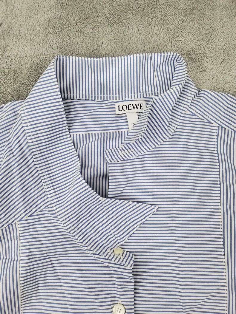 Loewe LOEWE A long asymmetrical striped shirt Size XXS / US 00 / IT 34 - 3 Thumbnail