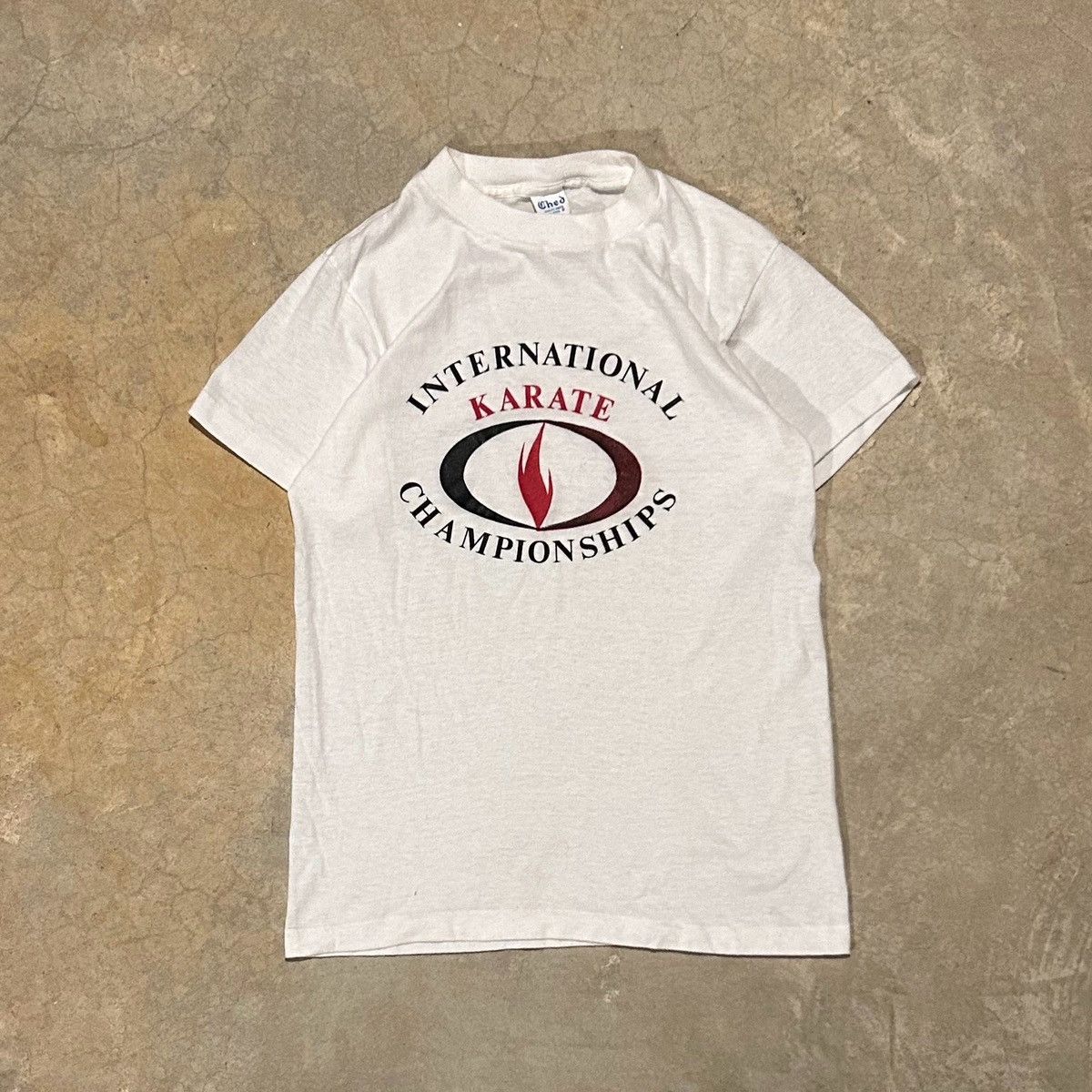 Unsound Rags × Vintage Vintage 80s International Karate Championship Tee Size US S / EU 44-46 / 1 - 1 Thumbnail