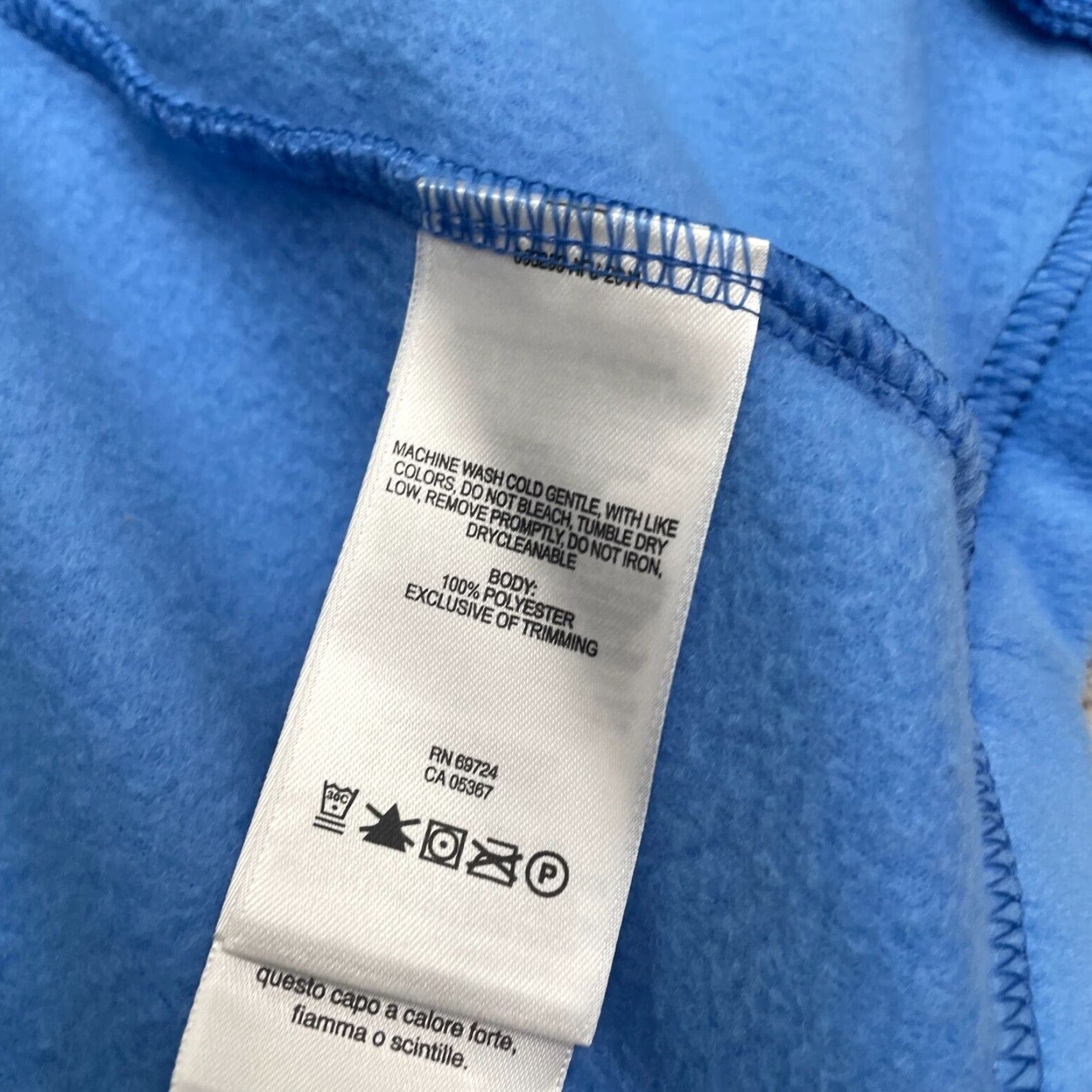 Vintage Columbia Vest Womens Large Benton Springs Blue Full Zip Pockets Fleece Vest Outdoor Jacket Bodywarmer Regular Care: Machine Washable Size L / US 10 / IT 46 - 7 Thumbnail