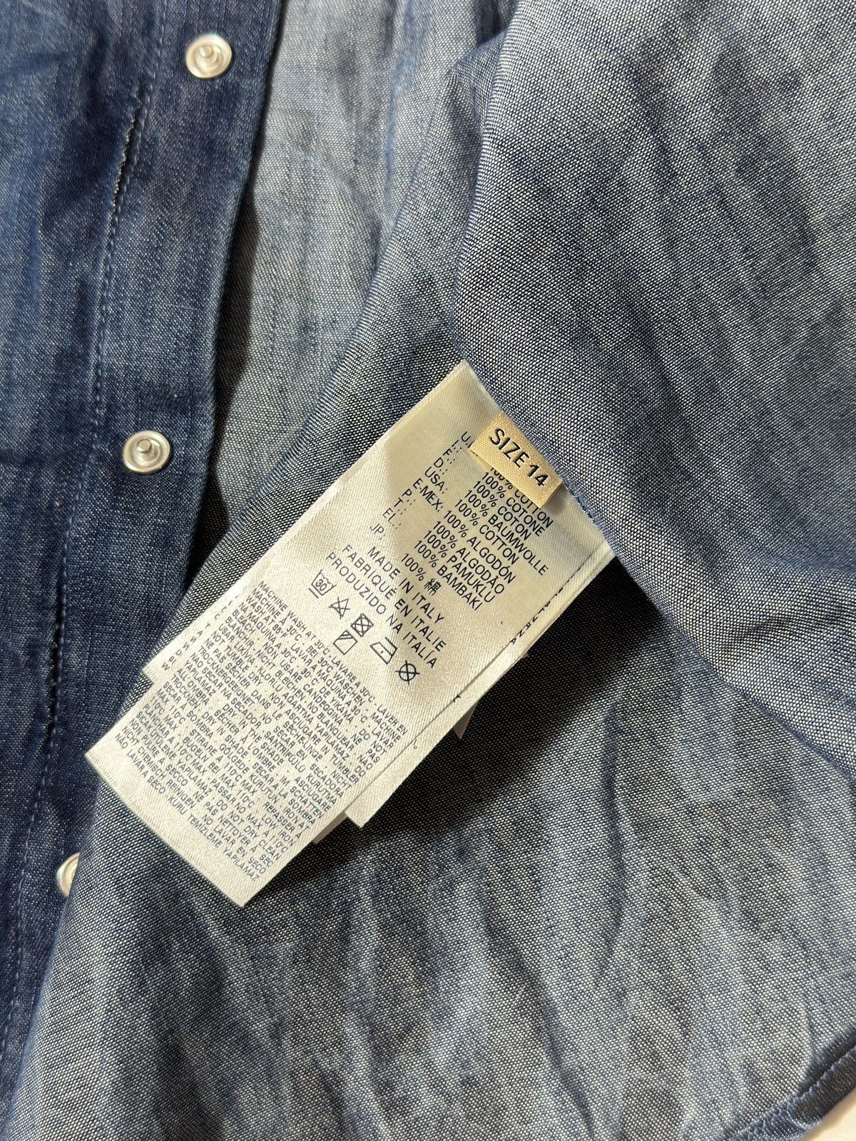 John Galliano VINTAGE GALLIANO GAZETTE JEANS STYLE SHIRT Size S / US 4 / IT 40 - 7 Thumbnail