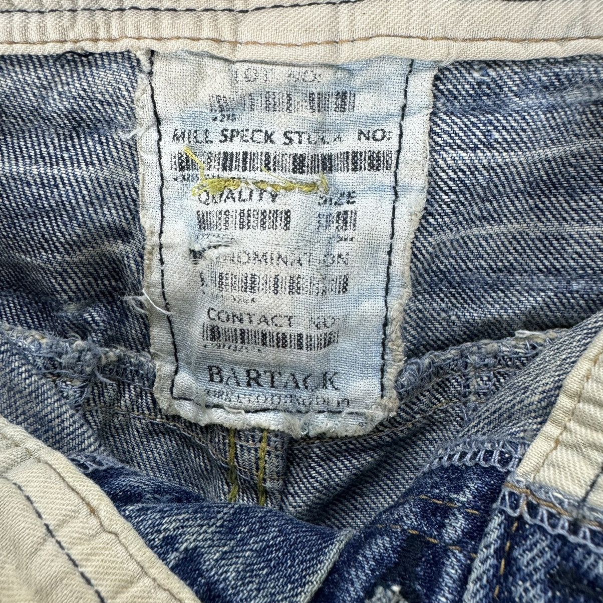 If Six Was Nine ☀️BARTACK MILL SPEC PATCHWORK DENIM PANTS Size US 34 / EU 50 - 8 Thumbnail