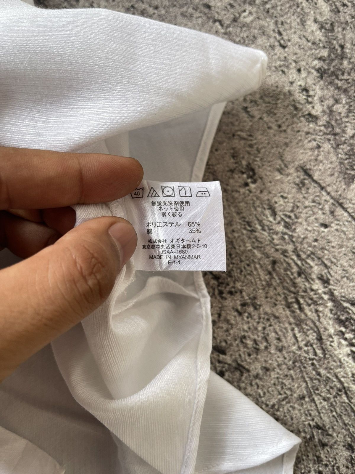 Japanese Brand Y’SACSNY WHITE BASIC SHIRT Size US L / EU 52-54 / 3 - 7 Thumbnail