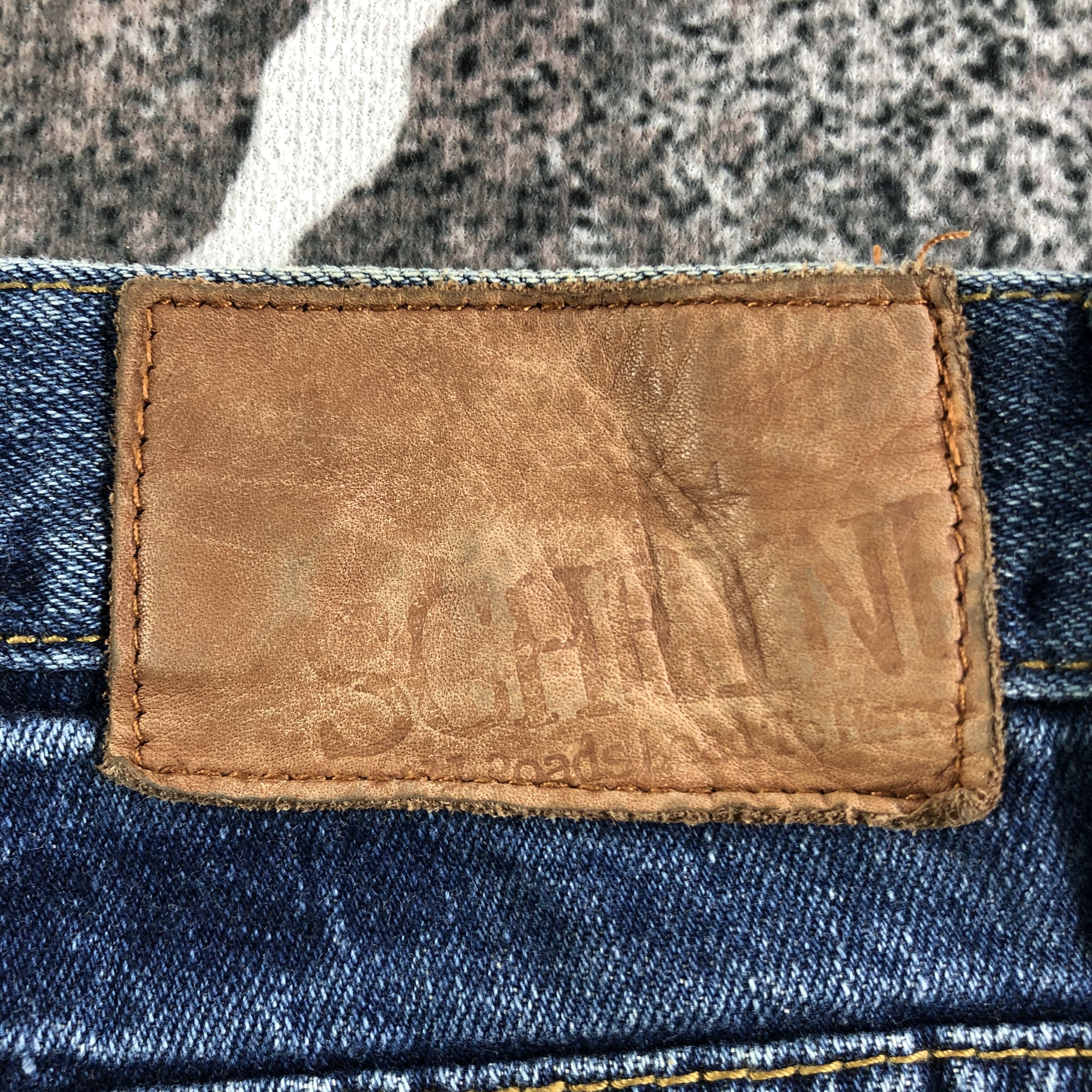 Japanese Brand Japanese Scheine Ripped Jeans Patchwork Denim Size US 30 / EU 46 - 5 Thumbnail