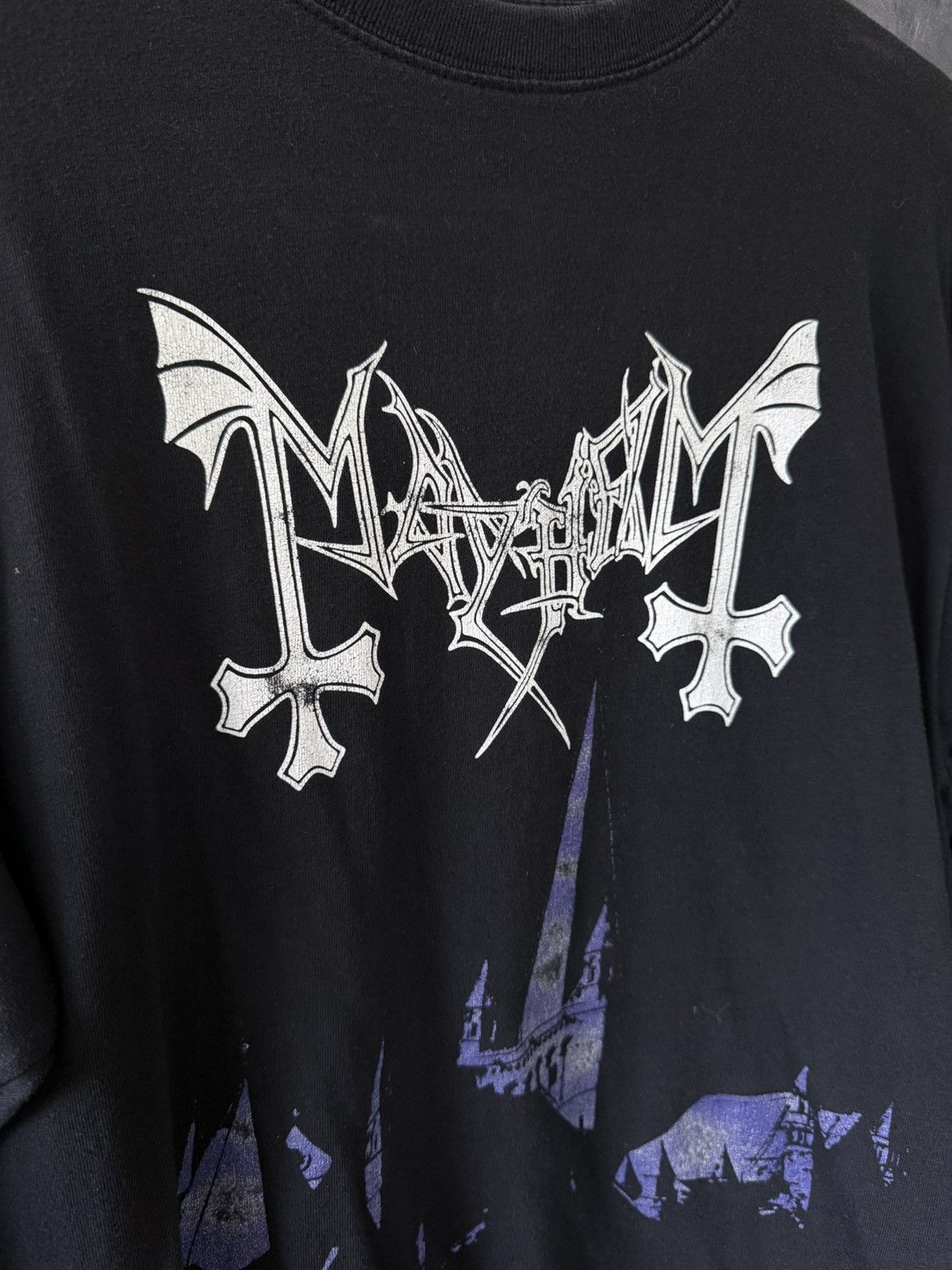 Vintage 2000’s Mayhem ‘De Mysteriis Dom Sathanas’ Band Shirt Size US M / EU 48-50 / 2 - 4 Thumbnail