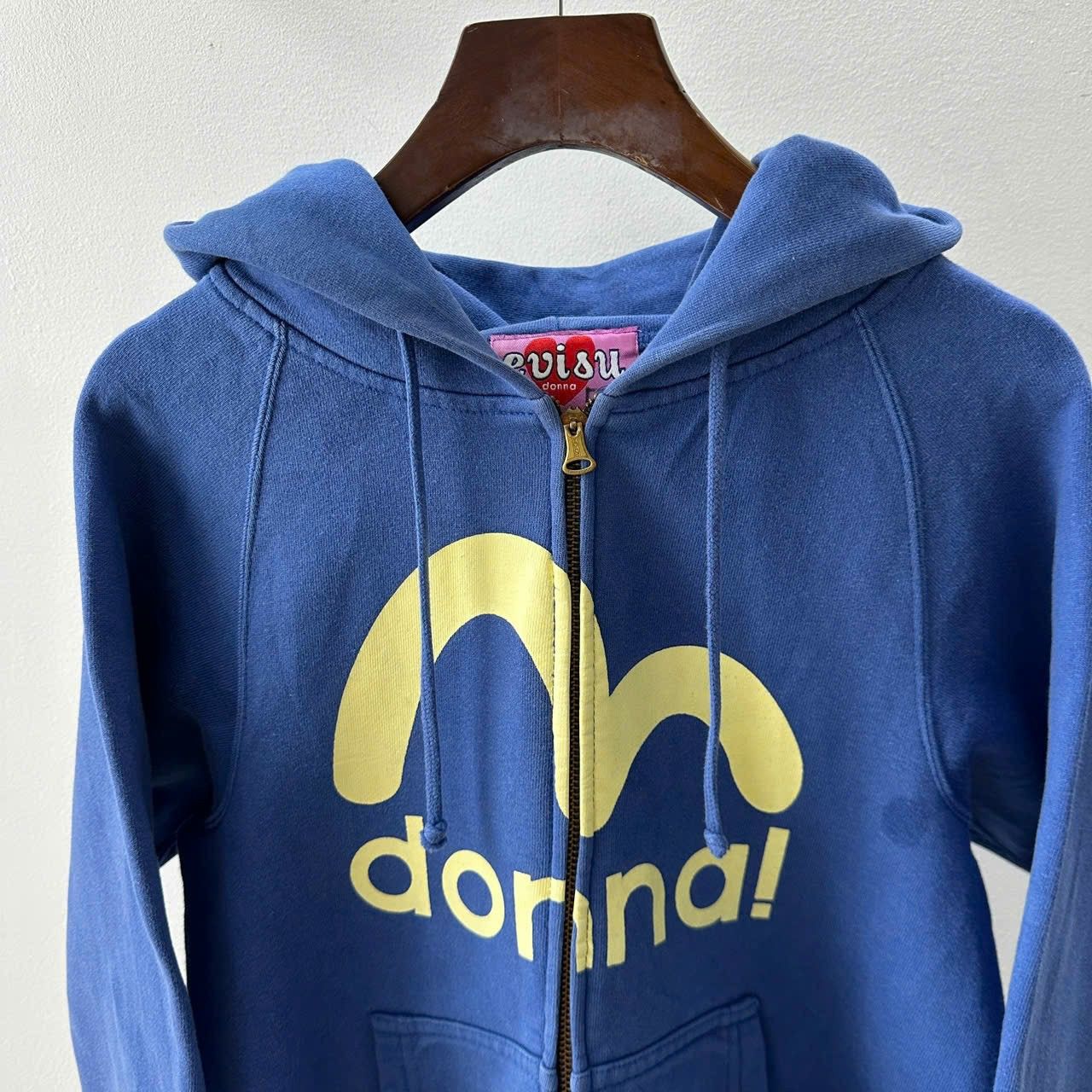 Evisu × Japanese Brand 2000s Evisu Donna Center Logo Hoodir Zip Up Size S / US 4 / IT 40 - 3 Thumbnail