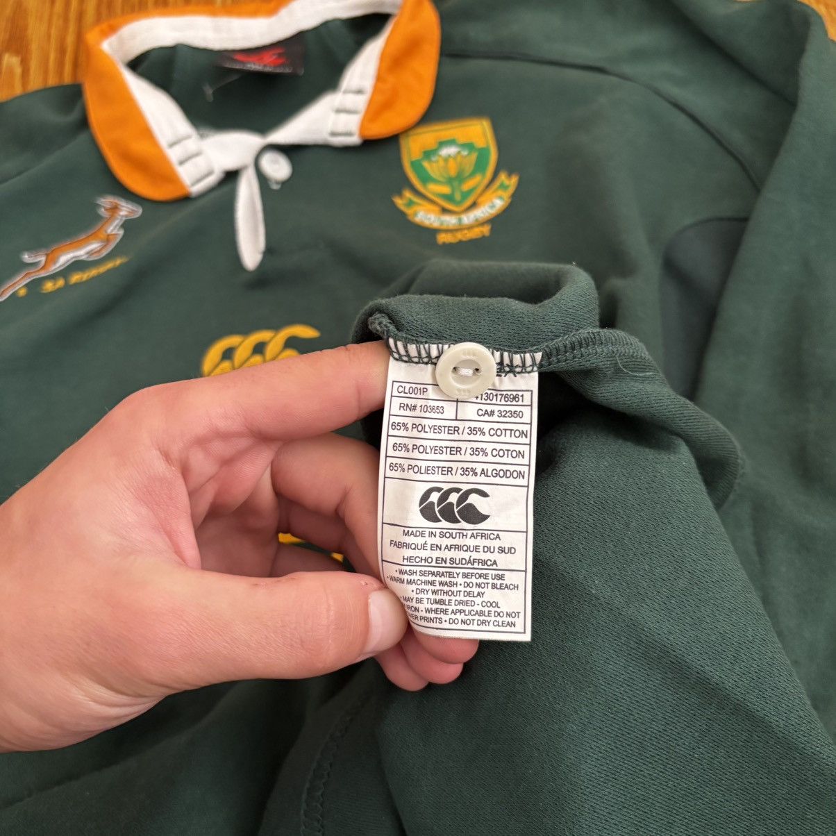 Canterbury of New Zealand Vintage Canterbury South Africa Rugby 90s Size US S / EU 44-46 / 1 - 7 Thumbnail