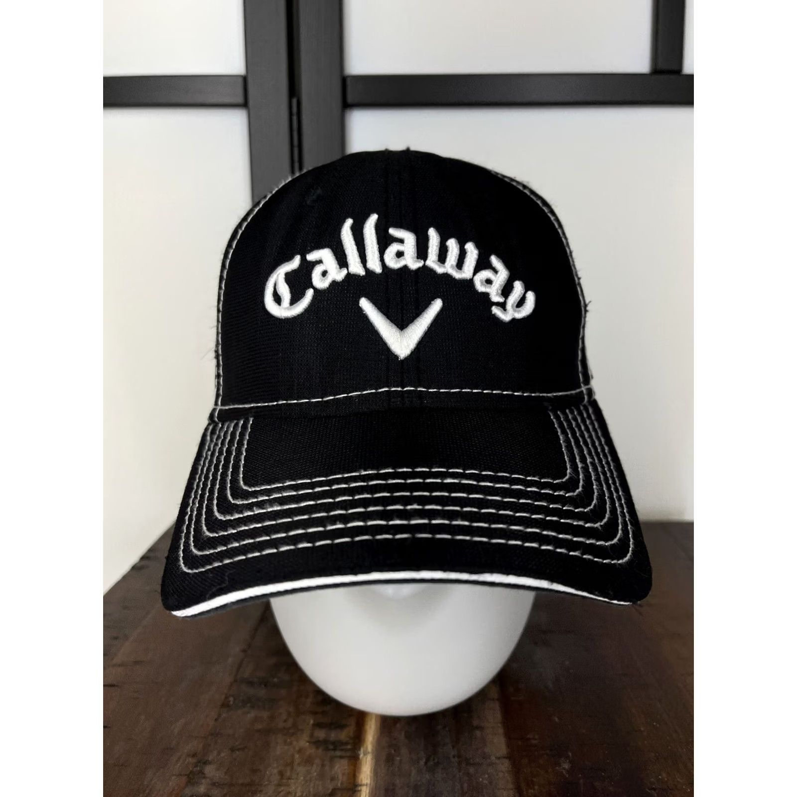 Callaway Callaway Hat Cap Strap Back Adult Black Tour Bertha 14 Speed Regime Polyester Golf Hat Logo Adjustable Lightweight Men Black one size Cap Size ONE SIZE - 2 Thumbnail