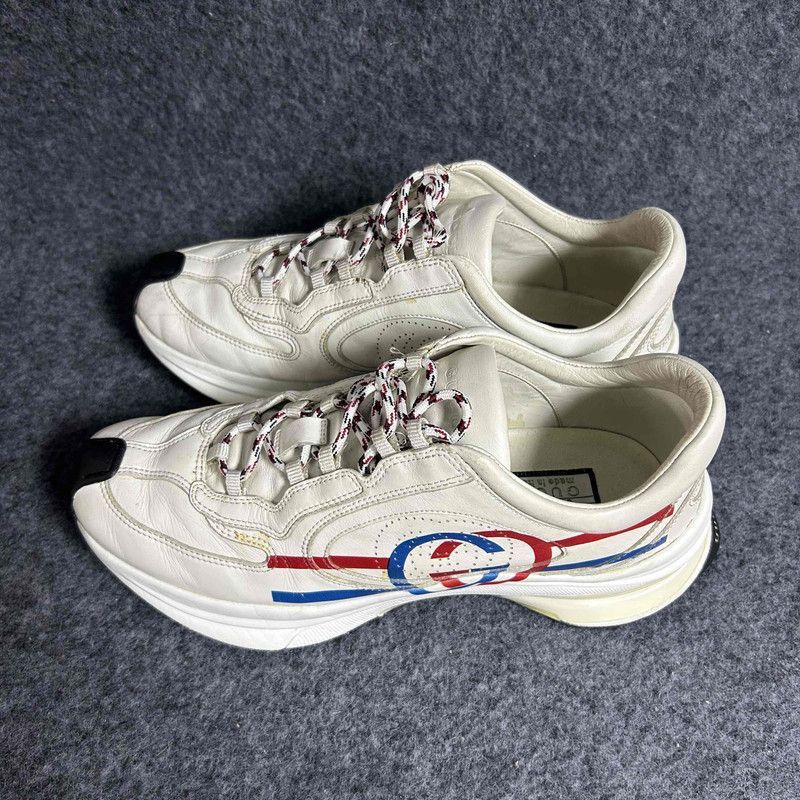 Gucci Gucci Run Leather Casual Low-Top Sneakers - Size US 7 / EU 40 - 1 Thumbnail
