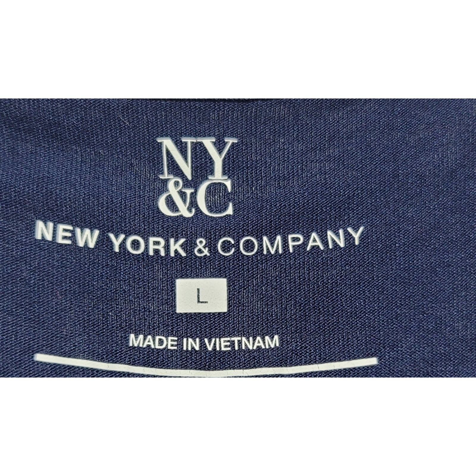 Other NY & Co. Blue Ruffled Tiered Top Large Soft NWOT Size L / US 10 / IT 46 - 4 Thumbnail