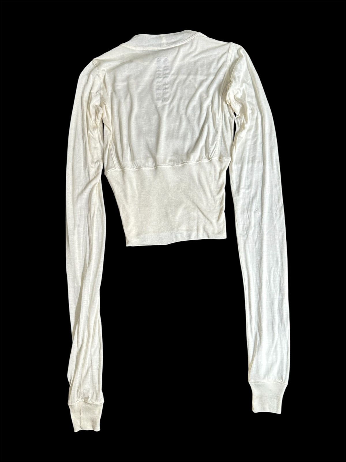 Rick Owens Rick owens s/s 18 dirt sweater cropped cream white Size S / US 4 / IT 40 - 7 Thumbnail