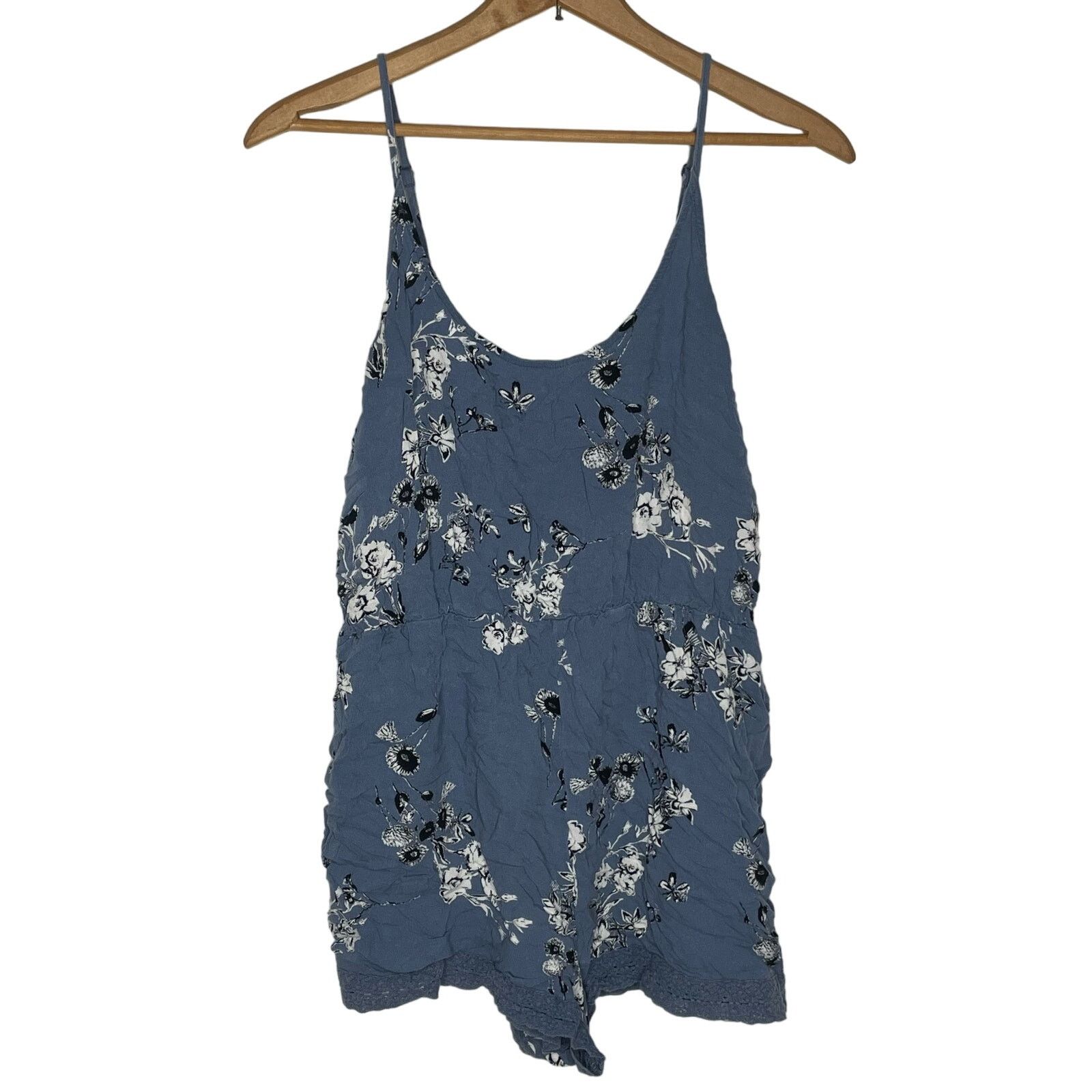 Kendall And Kylie Kendall & Kylie Floral Rayon Romper Size 32" / US 10 / IT 46 - 1 Thumbnail