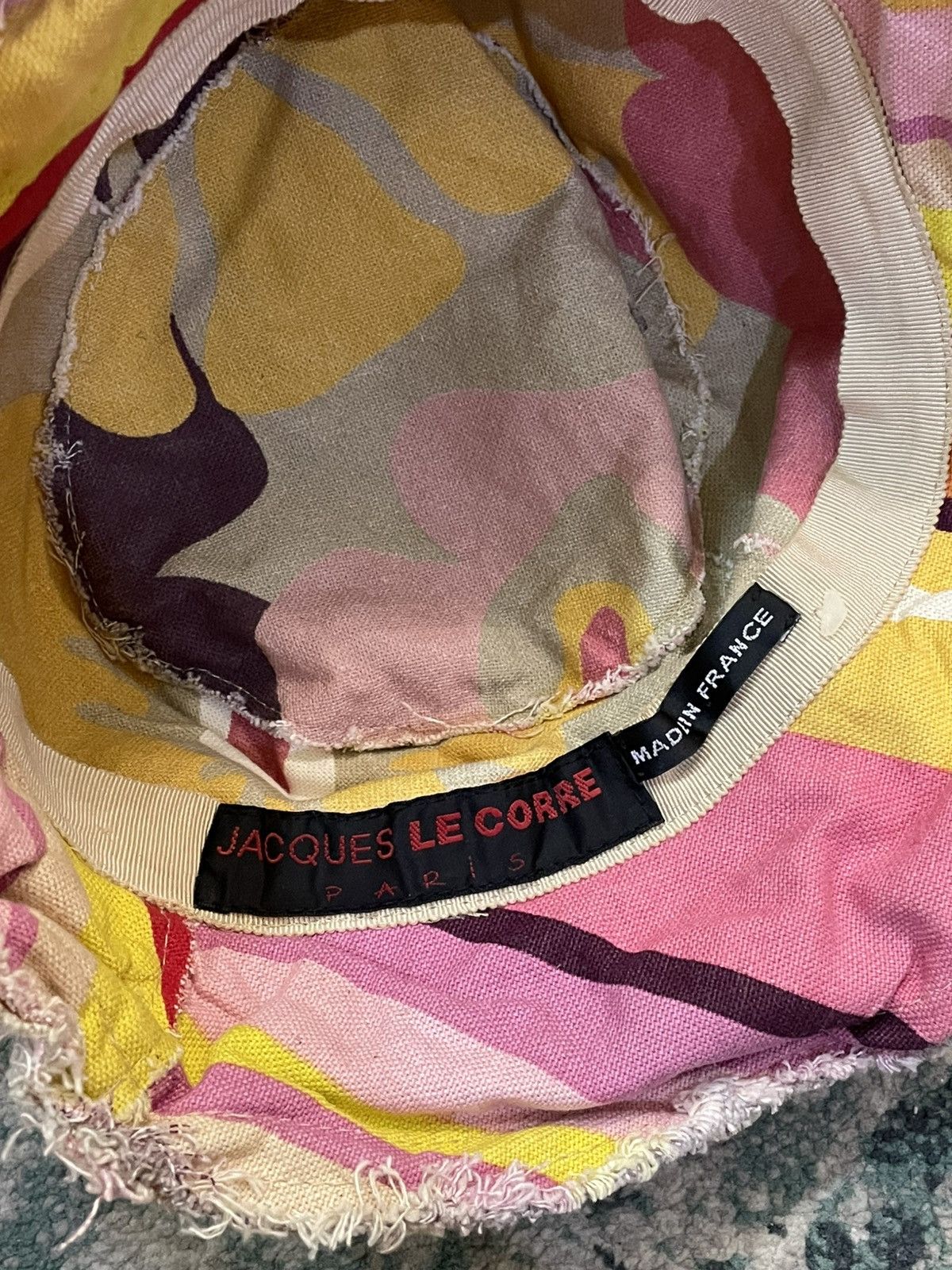 Jacques Marie Mage Jaques Le Corre (Made in France) Stiches Art Bucket Hat Size ONE SIZE - 2 Thumbnail