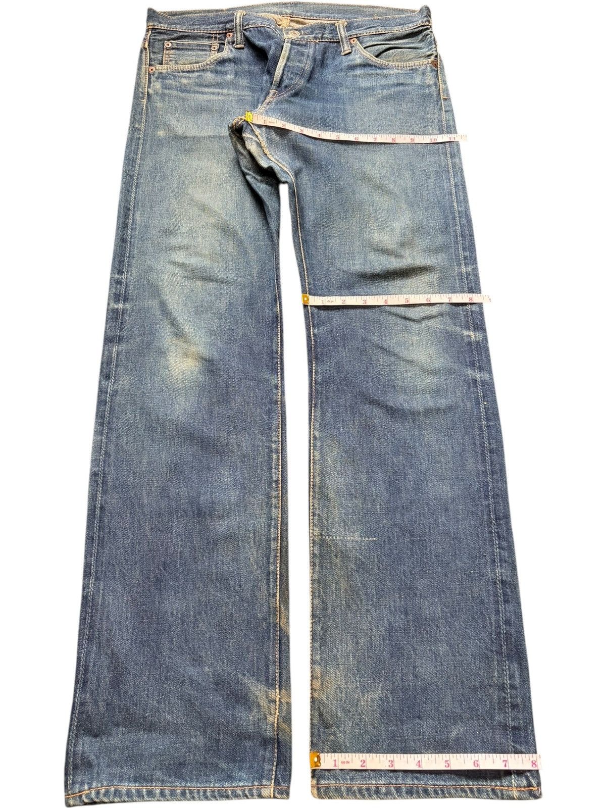 Johnbull Vintage Japanese Johnbull Blue Wash Selvedge Jeans Size US 33 - 8 Thumbnail