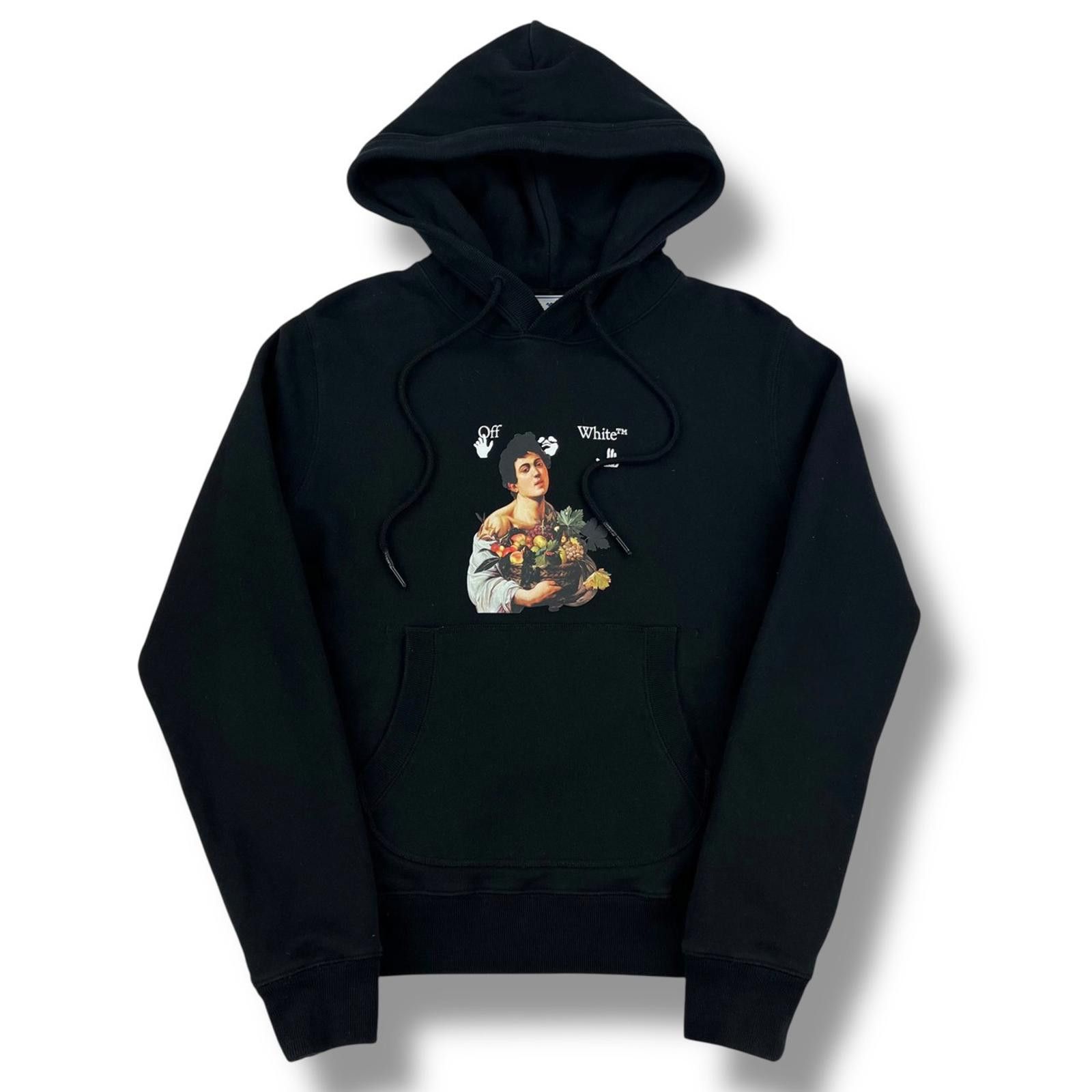 Off-White Off-White Caravaggio Boy Hoodie Black Size US S / EU 44-46 / 1 - 2 Thumbnail
