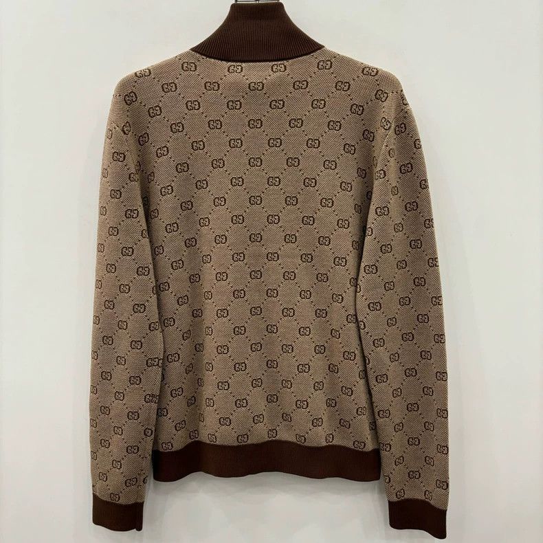 Gucci GucciSS20 double G jacquad knitted bomber jacket 2503-Nexta Size US S / EU 44-46 / 1 - 2 Thumbnail