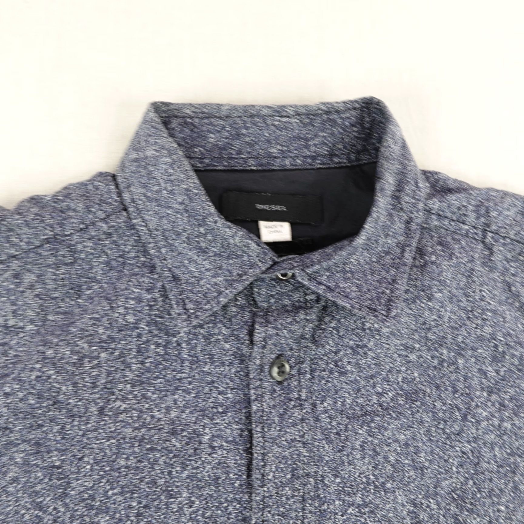 Diesel VINTAGE Diesel Shirt Men Medium Blue Slim Fit Button-Up Long Sleeve Casual Formal Business Size US M / EU 48-50 / 2 - 2 Thumbnail