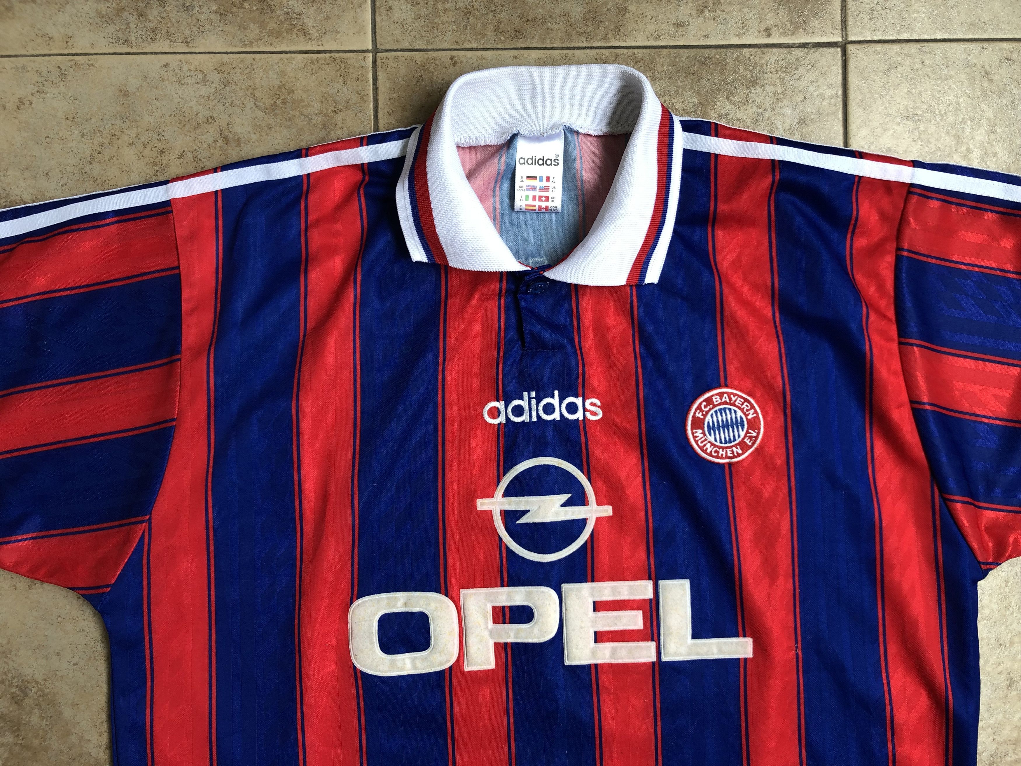 Adidas Bayern Munich Home football shirt 1995-1997 #18 Klinsmann Size US XL / EU 56 / 4 - 3 Thumbnail