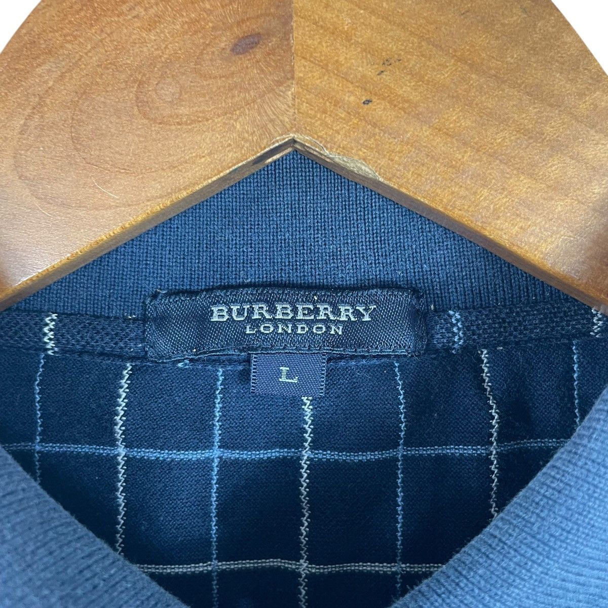 Burberry Burberry London Nova Check Polo Tee Shirt Size US L / EU 52-54 / 3 - 5 Thumbnail