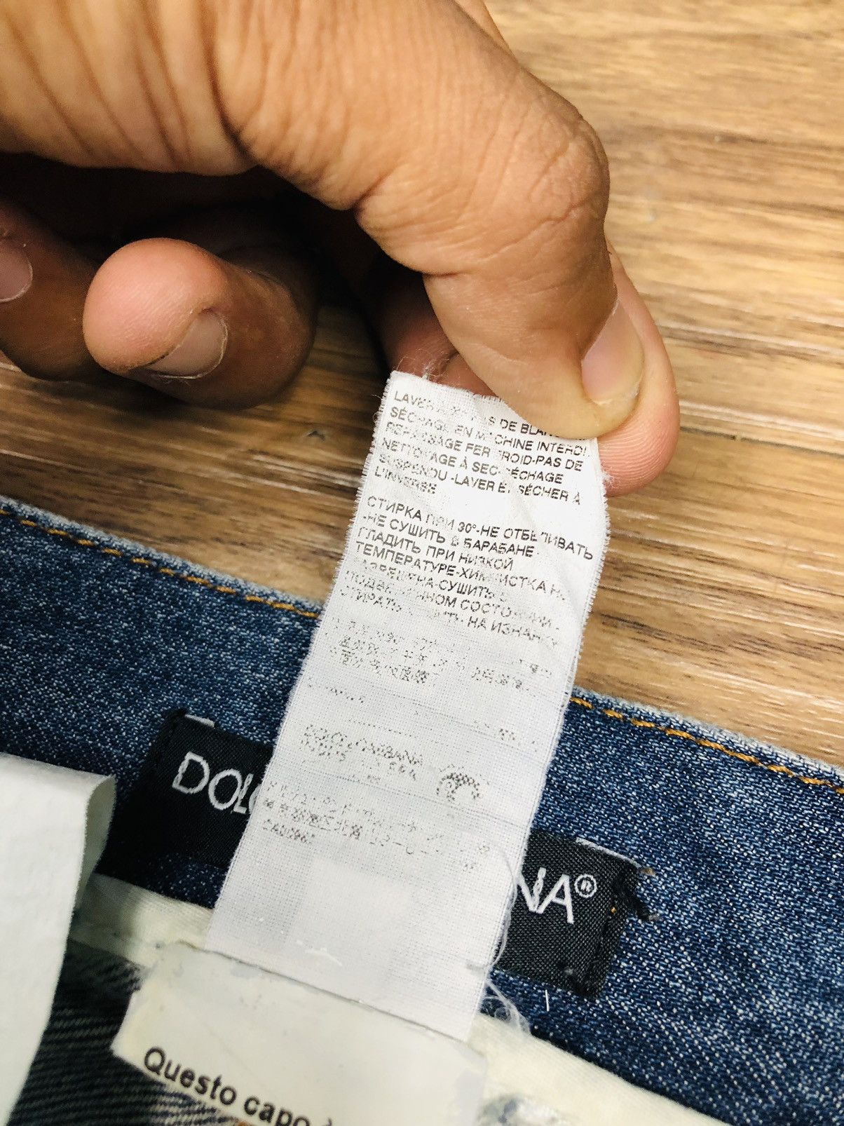 Dolce & Gabbana Dolce & Gabbana Distressed Jeans (33) Size US 44 / EU 60 - 14 Thumbnail