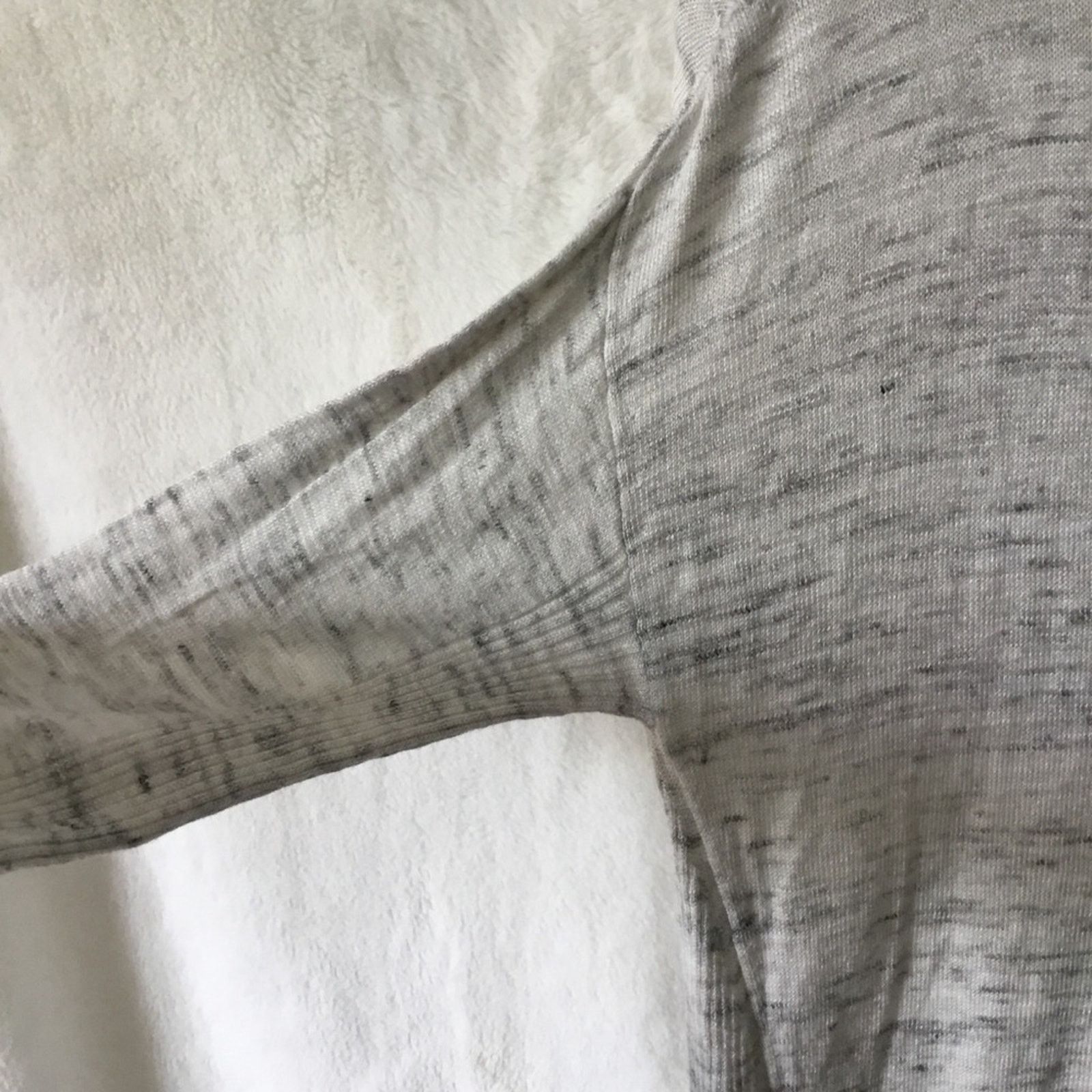 Lou & Grey Lou & Grey Light Gray Ribside Boatneck Sweater Top Size S / US 4 / IT 40 - 5 Thumbnail