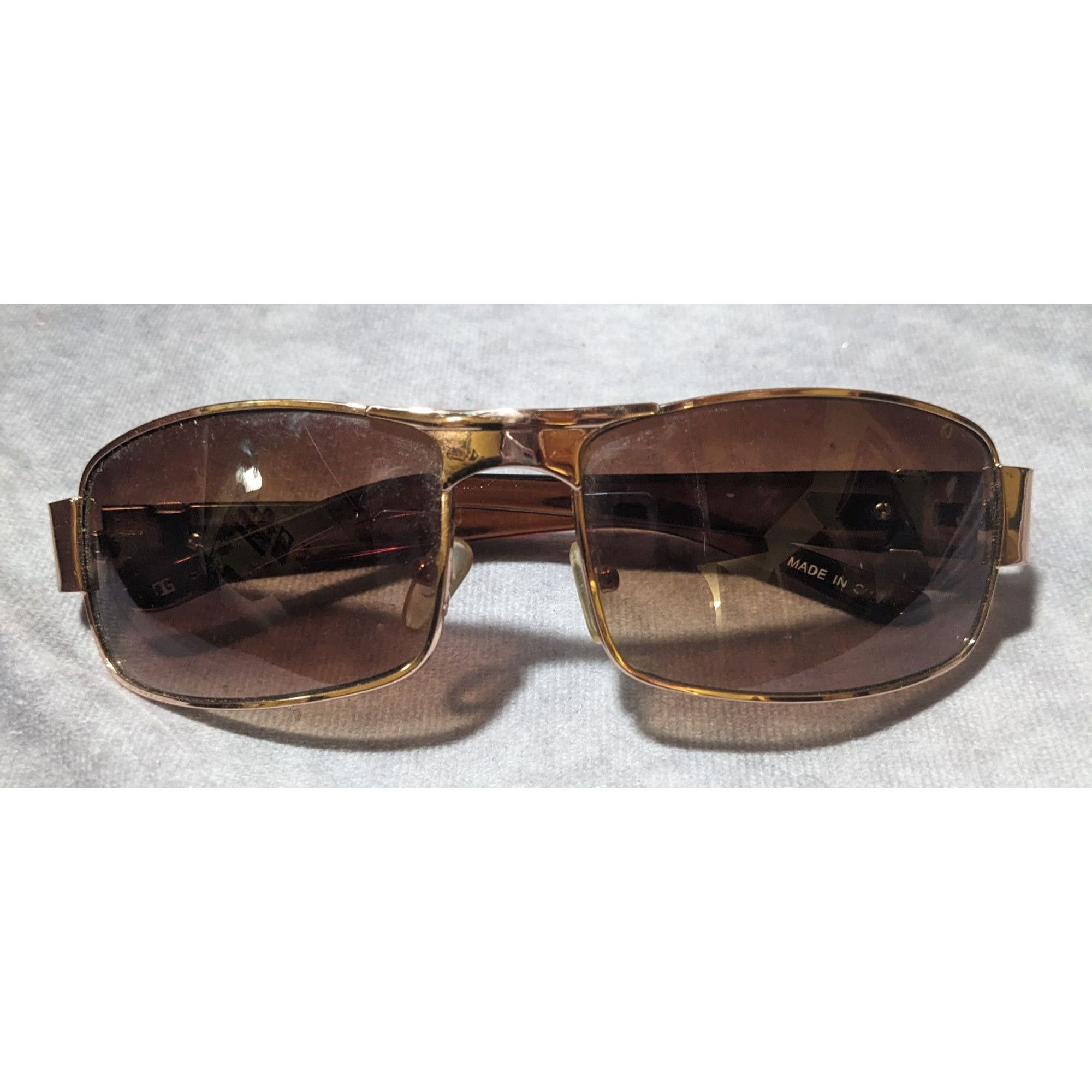 Other NY Sunglasses Gold And Wood Look Aviator Sunglasses Size ONE SIZE - 11 Thumbnail