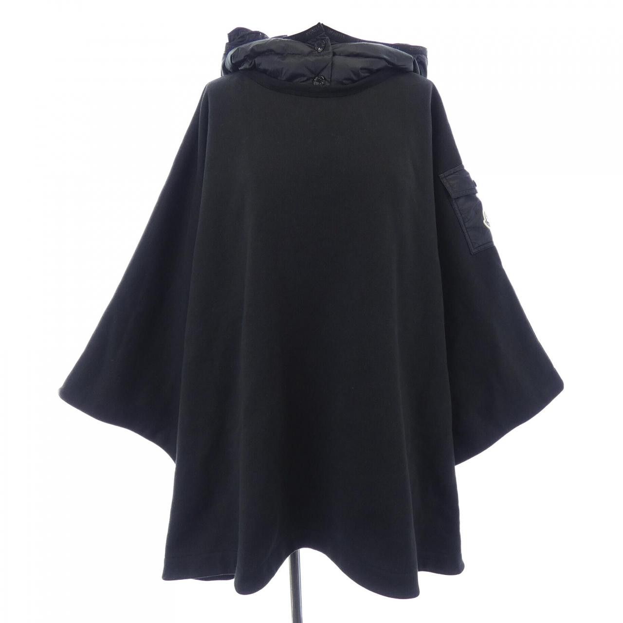 Moncler Moncler Moncler Wool Blend Poncho Textile Outerwear 20933G00008 DUTY FREE for USA Size ONE SIZE - 1 Thumbnail