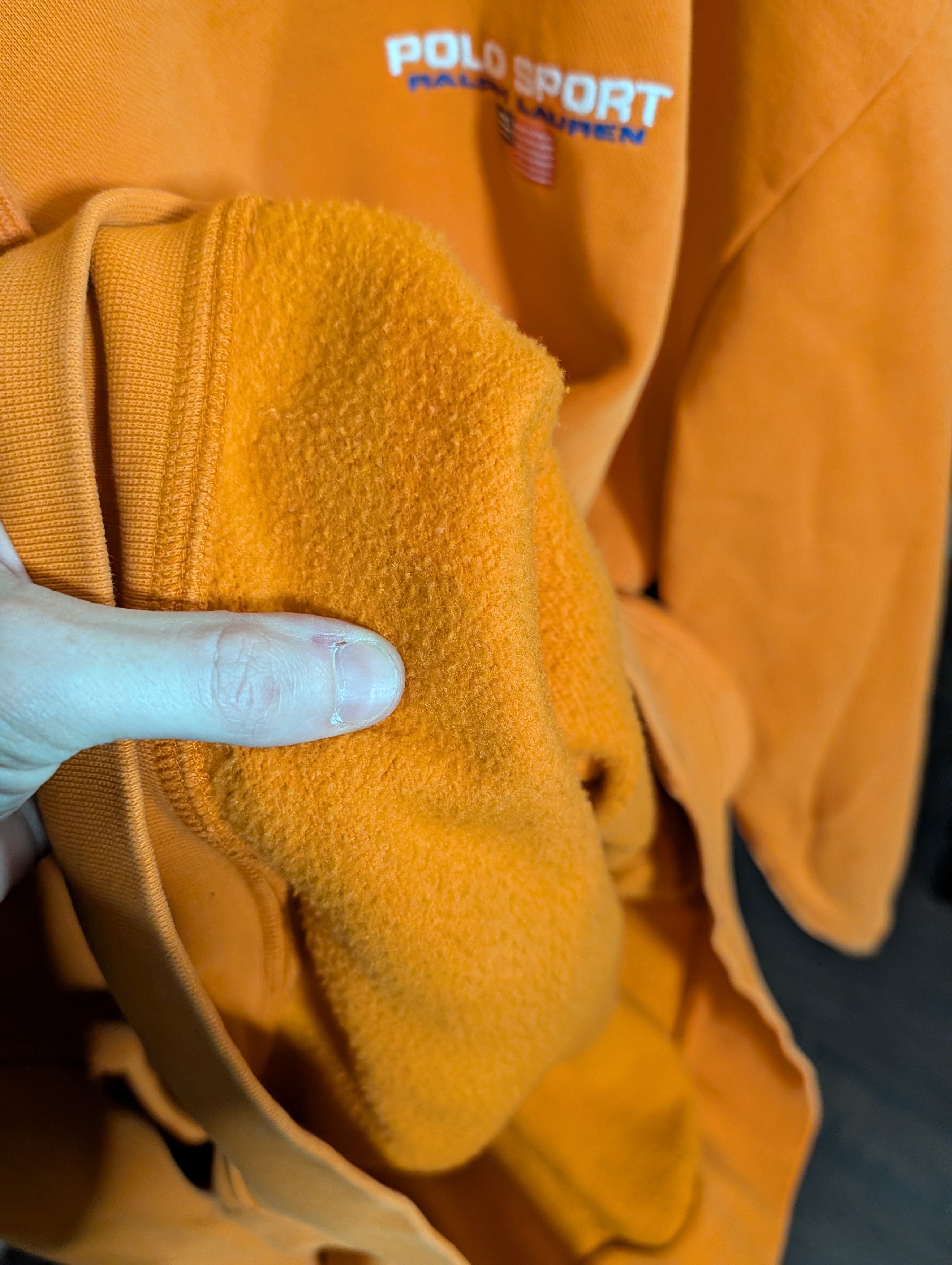 Polo Ralph Lauren POLO SPORT iconic orange logo embroidered hoodie Size US XXL / EU 58 / 5 - 10 Thumbnail